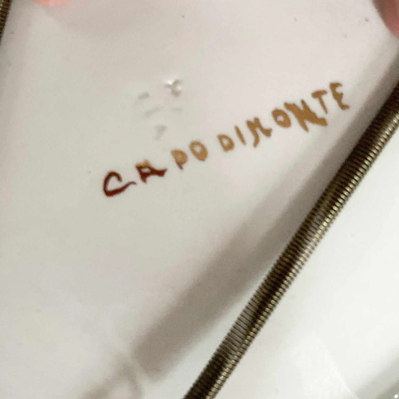 Pair of Capodimonte Porcelain Decorative Wall Plates With Cherubs, 1950's - 2