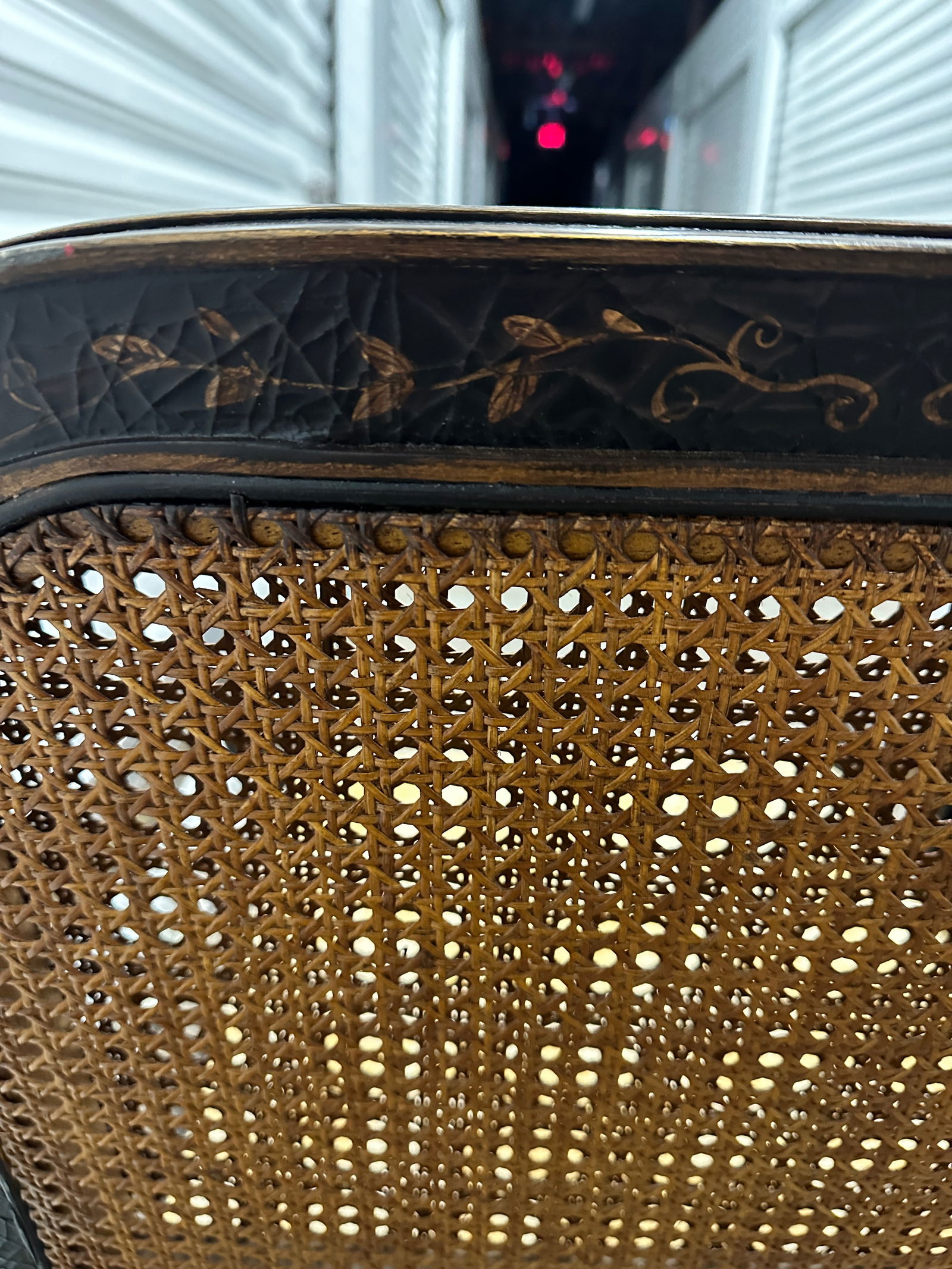 Pair of Baker Furniture Milling Road Collection Double Cane Armchairs - 4