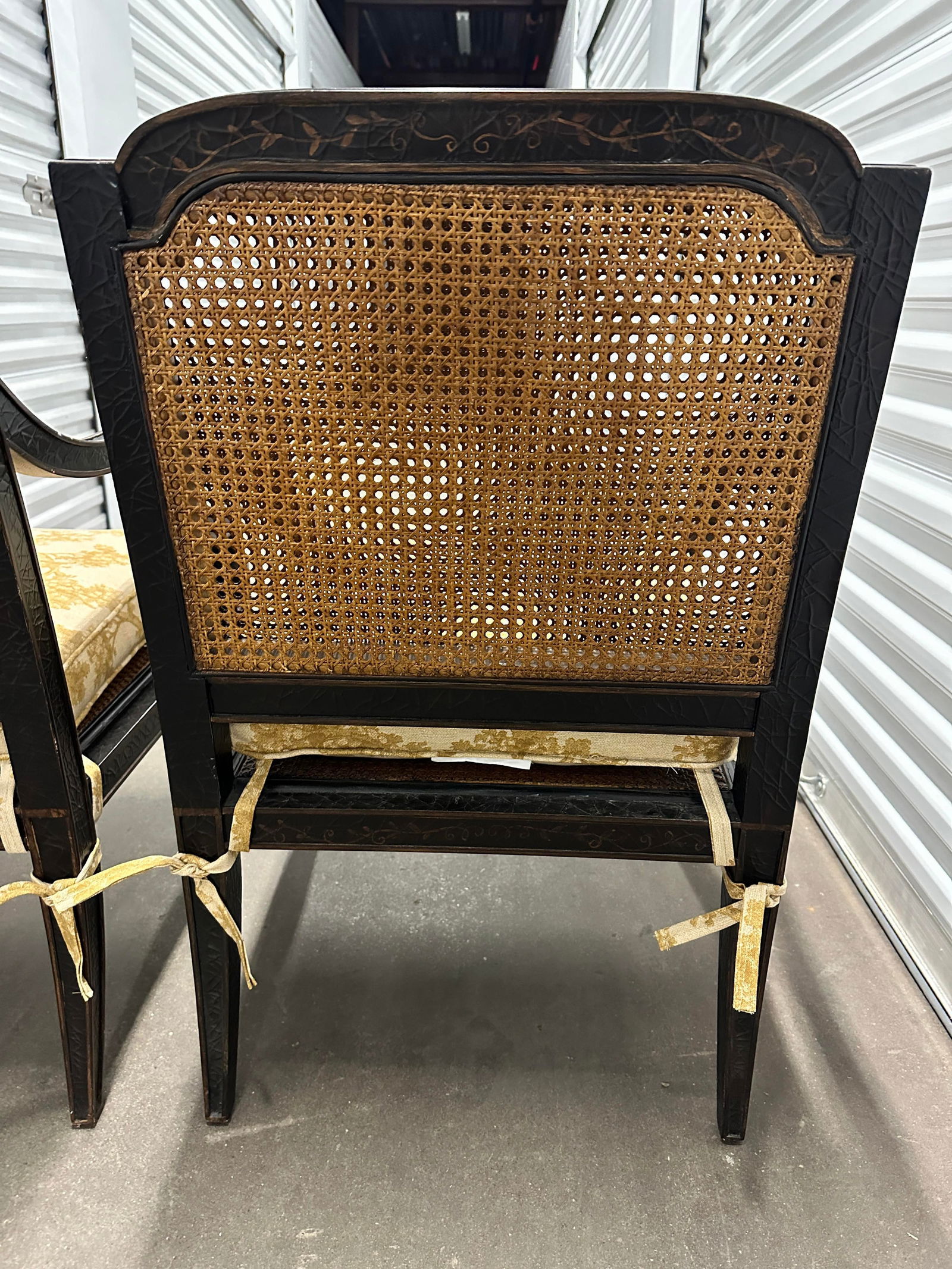 Pair of Baker Furniture Milling Road Collection Double Cane Armchairs - 6