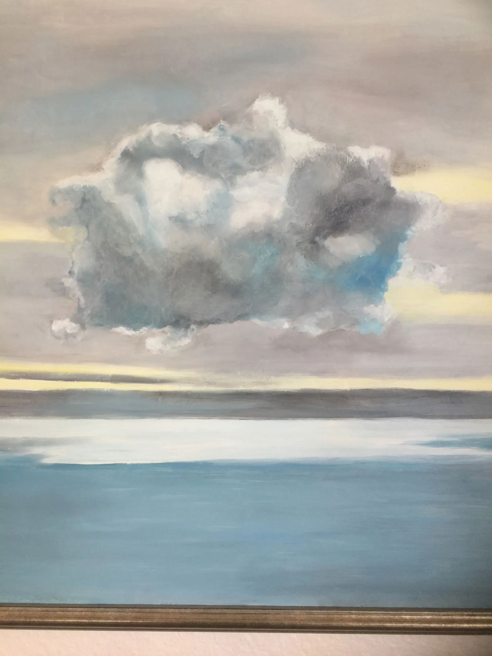 Dark Cloud, Original Painting by Natalie Mitchell, Framed - 6