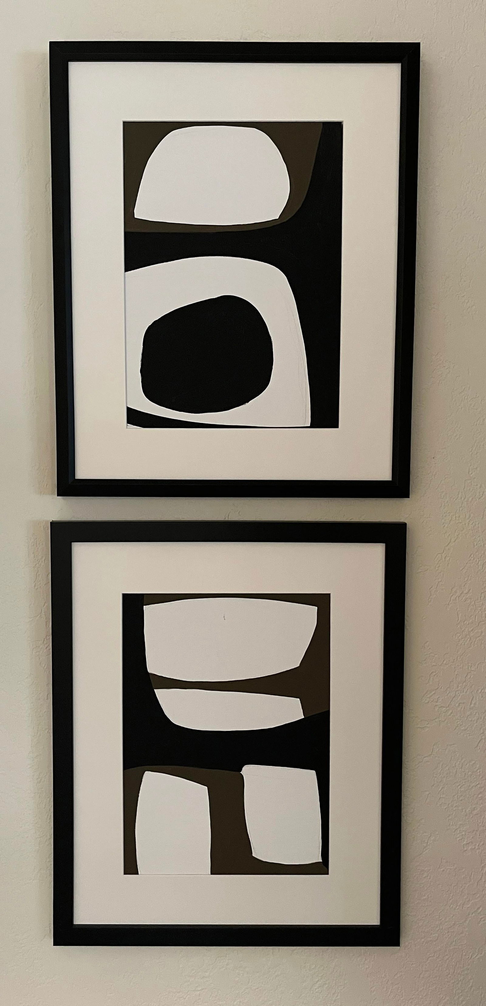 Monochromatic Composition I-IV, Framed Set of Four Paintings - 2