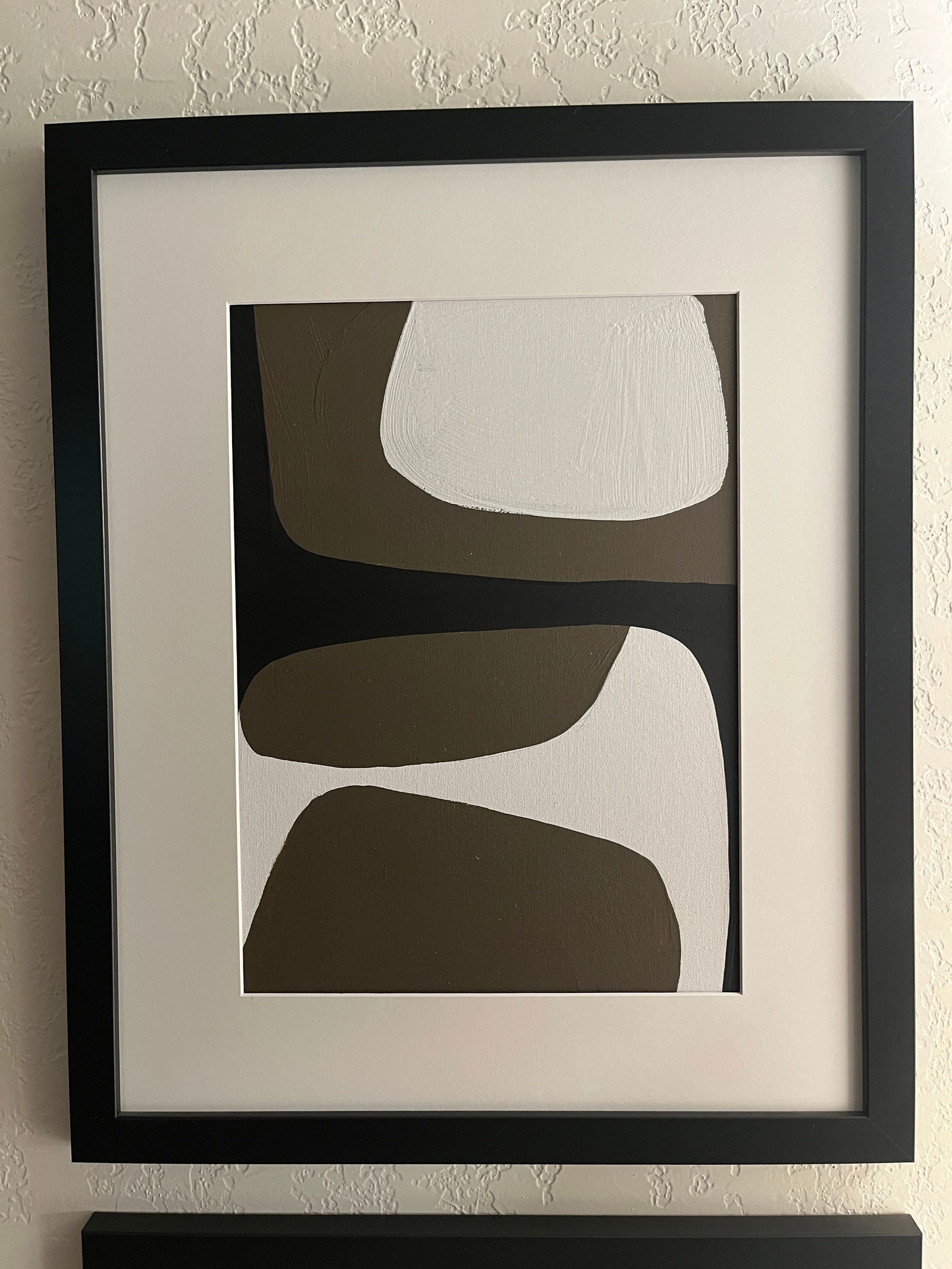 Monochromatic Composition I-IV, Framed Set of Four Paintings - 6