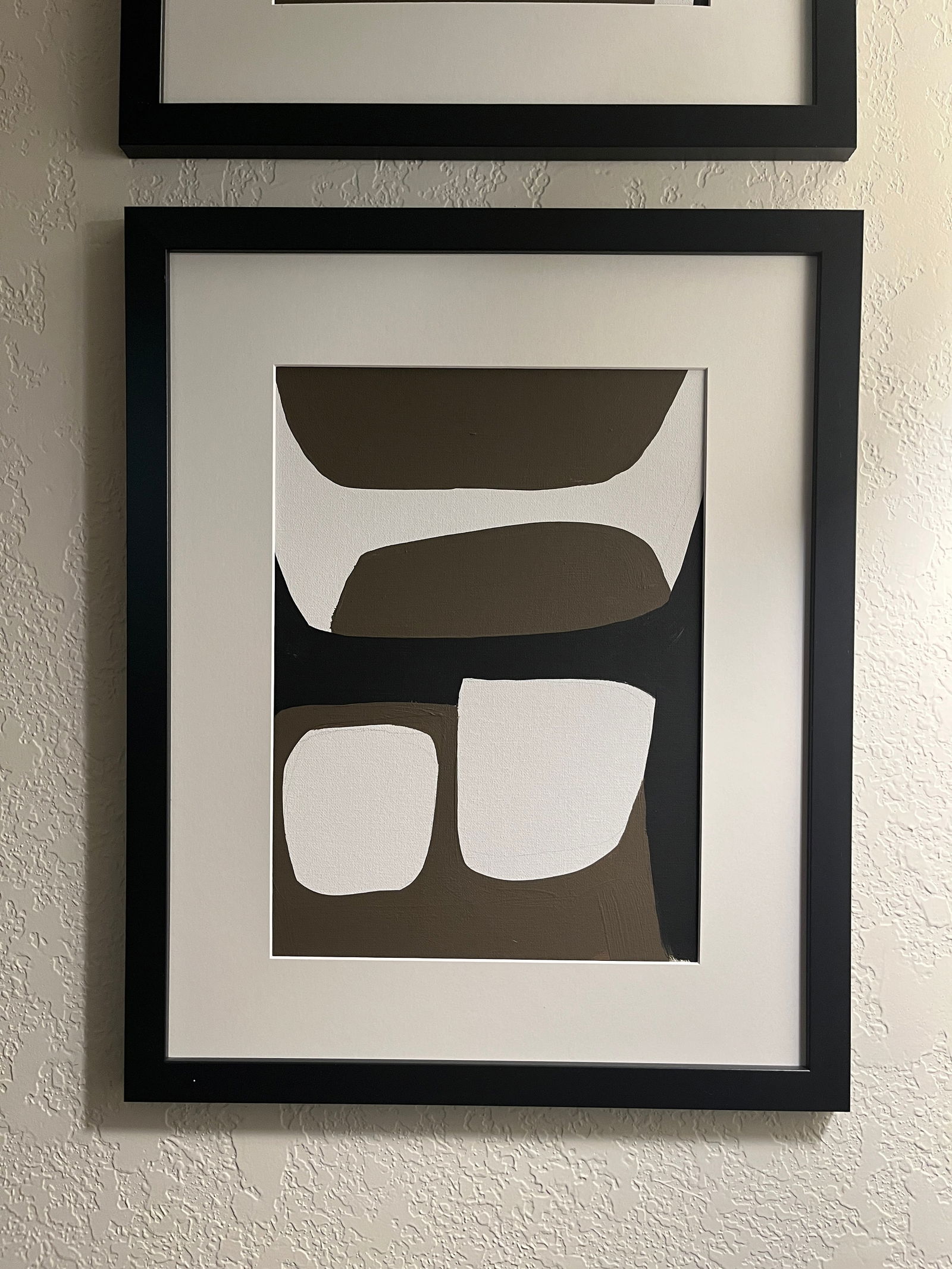 Monochromatic Composition I-IV, Framed Set of Four Paintings - 9