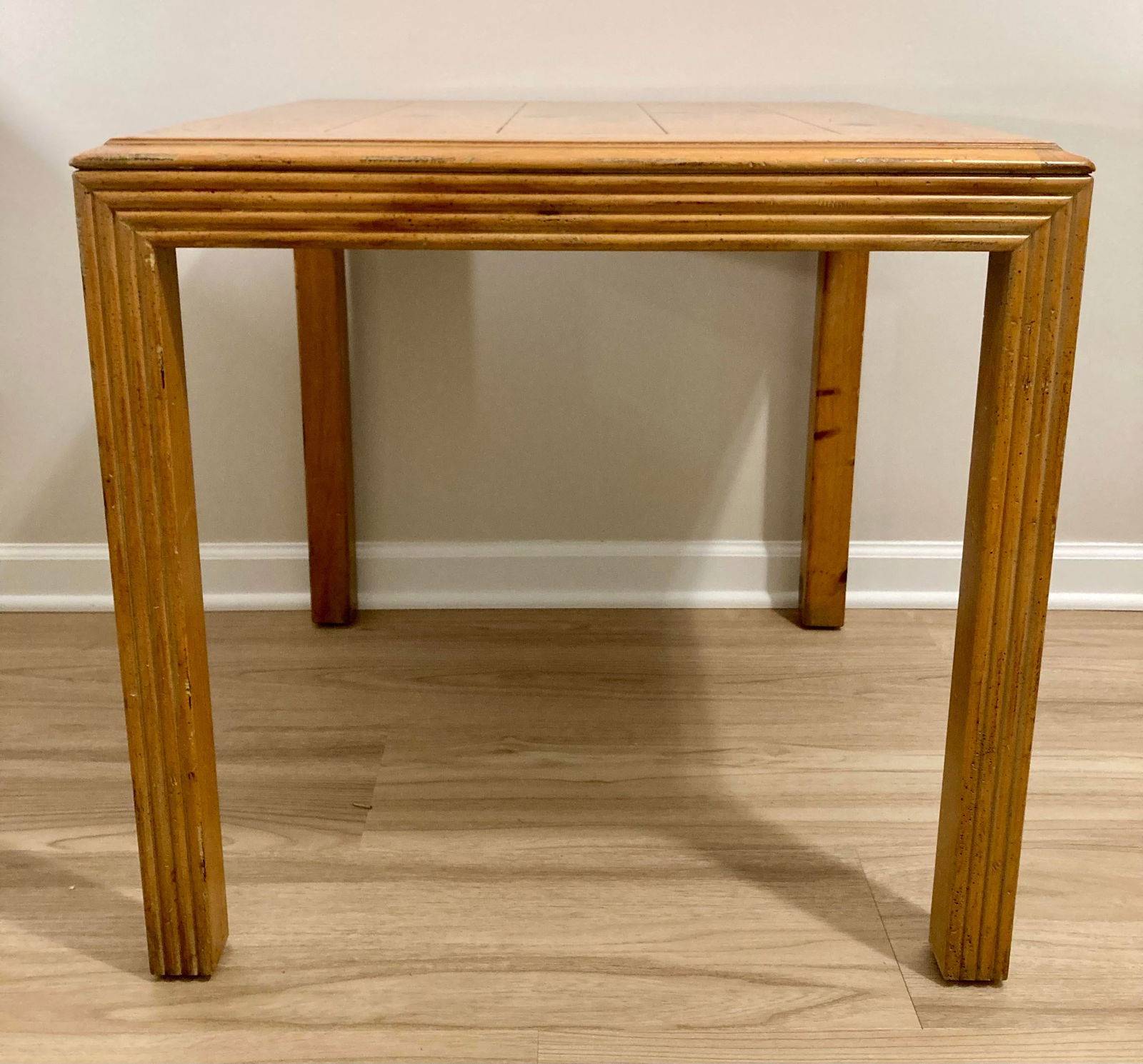 1980s Henredon Parsons Pencil Reed Side Table - 2
