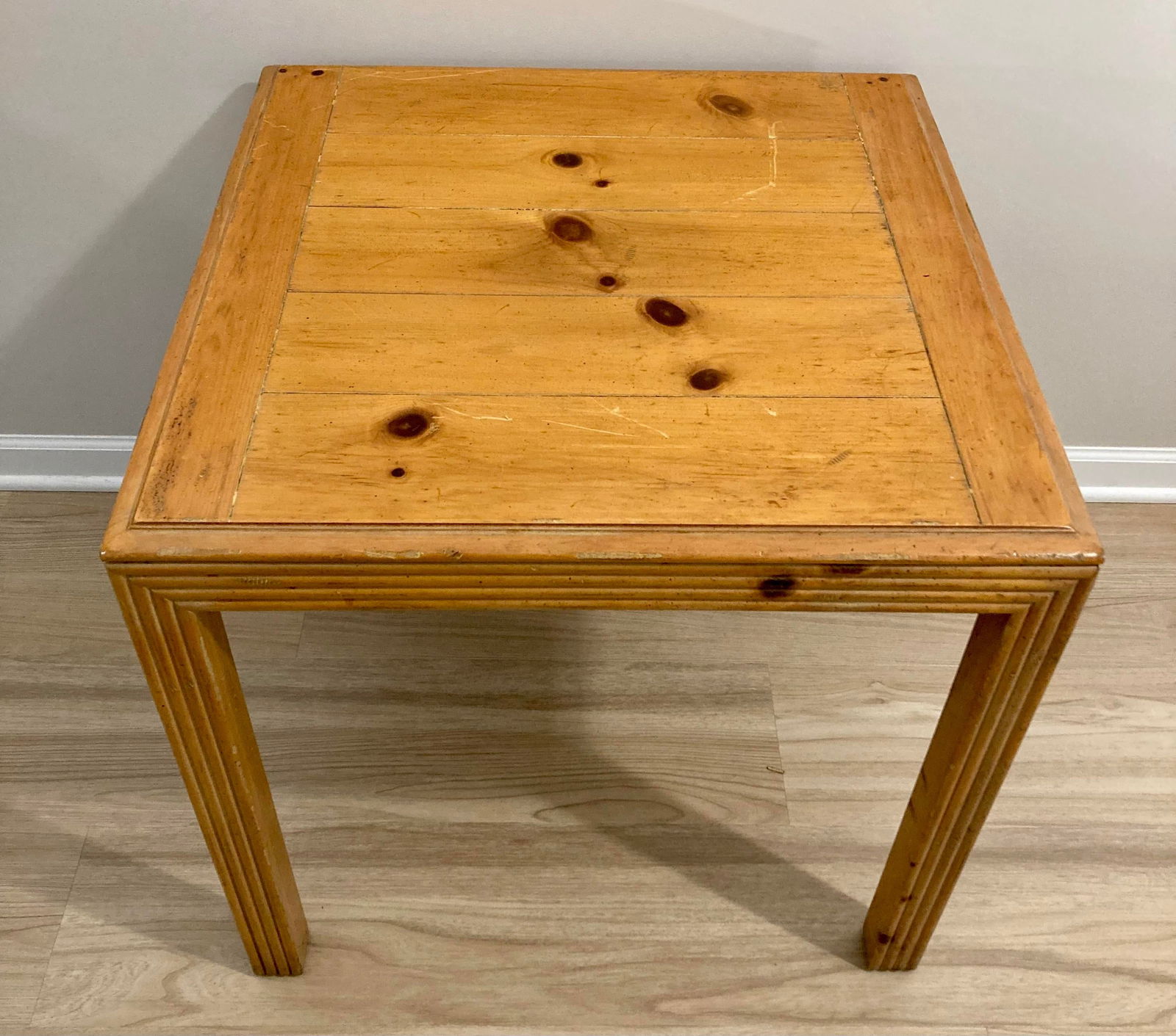 1980s Henredon Parsons Pencil Reed Side Table - 4
