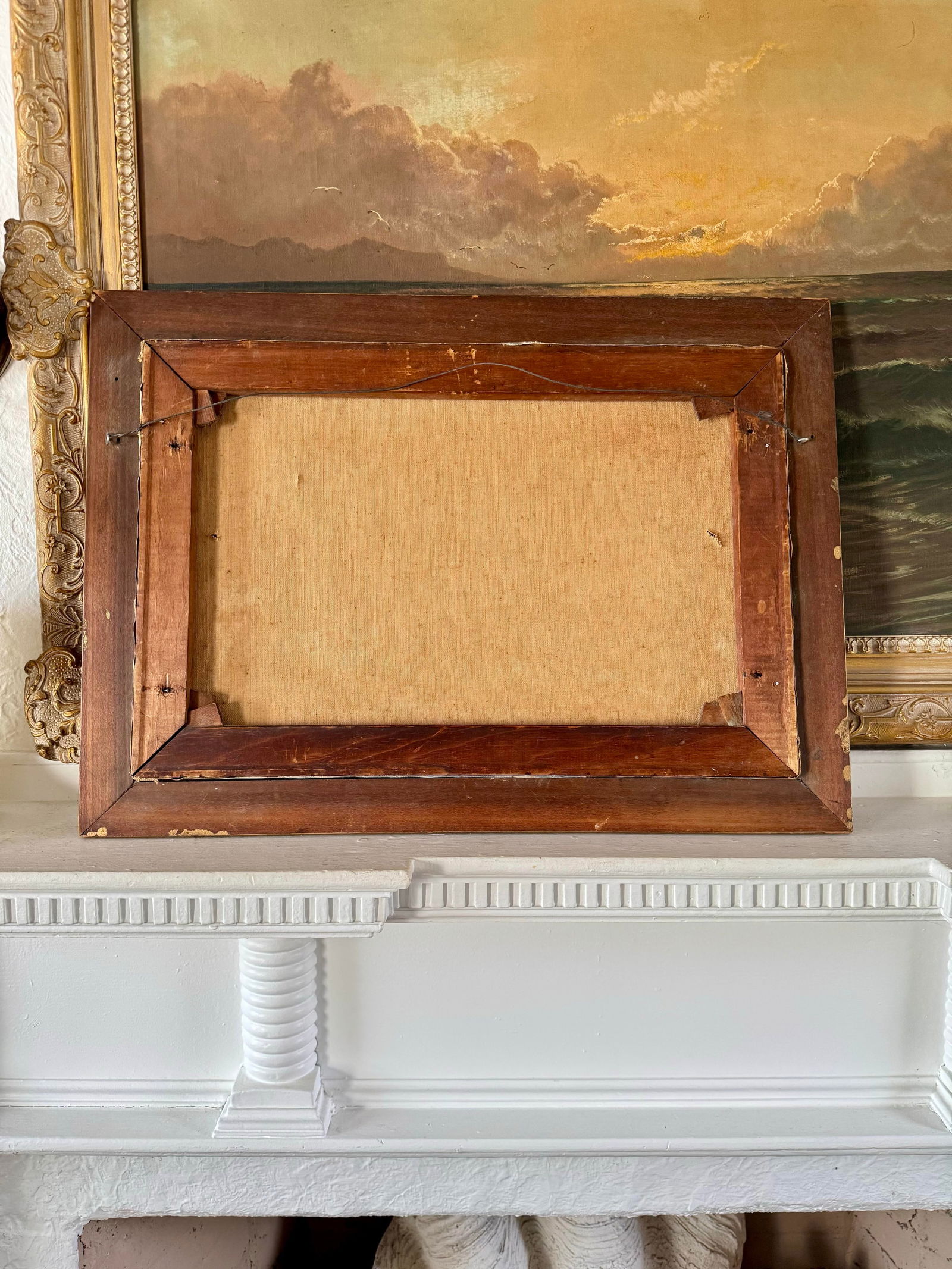 1940s Marina Oil Painting, by James Francis Barker - 8