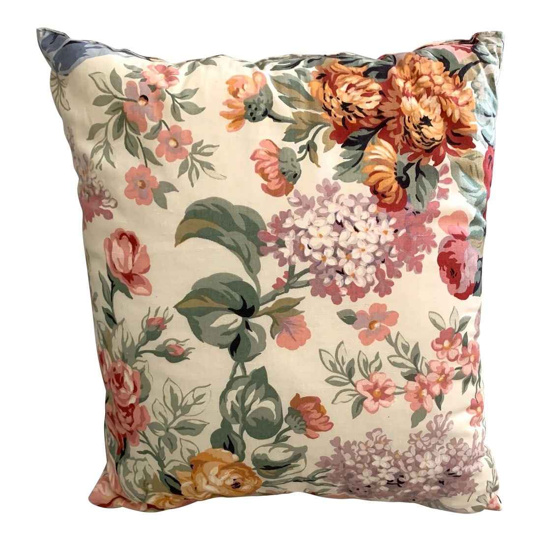Vintage Decorative Pillow Custom Made With Retired Ralph Lauren Allison Floral Fabric: Vintage decorative pillow made it with Ralph Lauren , 80's cottage chic Allison floral fabric approximately 15" x 14" The Ralph Lauren Allison collection offer delicate floral motifs again