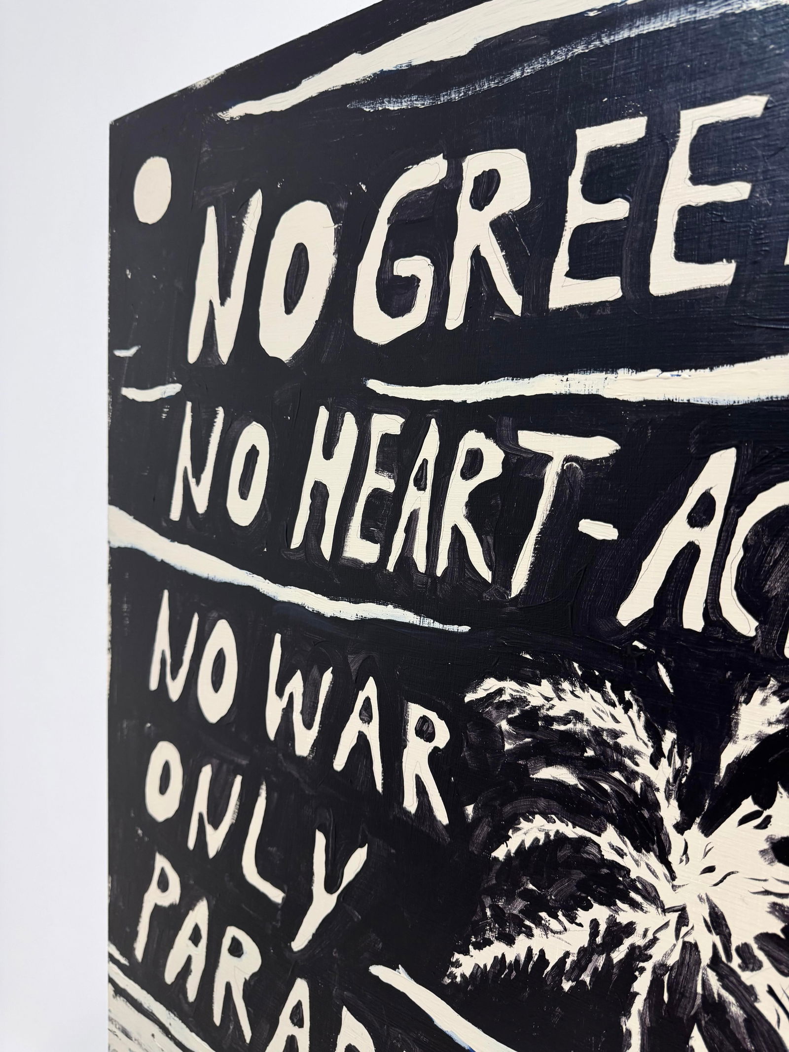 Only Paradise, Contemporary Acrylic Landscape Painting With Tex by Matt Higgins - 6