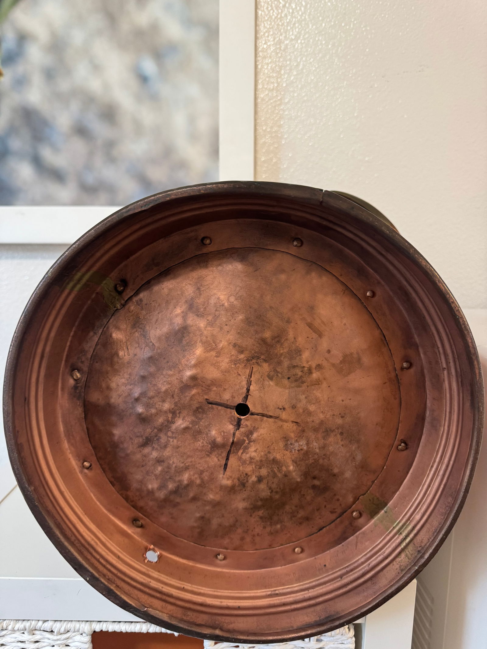 Mid 19th Century English Copper Large Antique Country House Victorian Era Coal Bin - 5