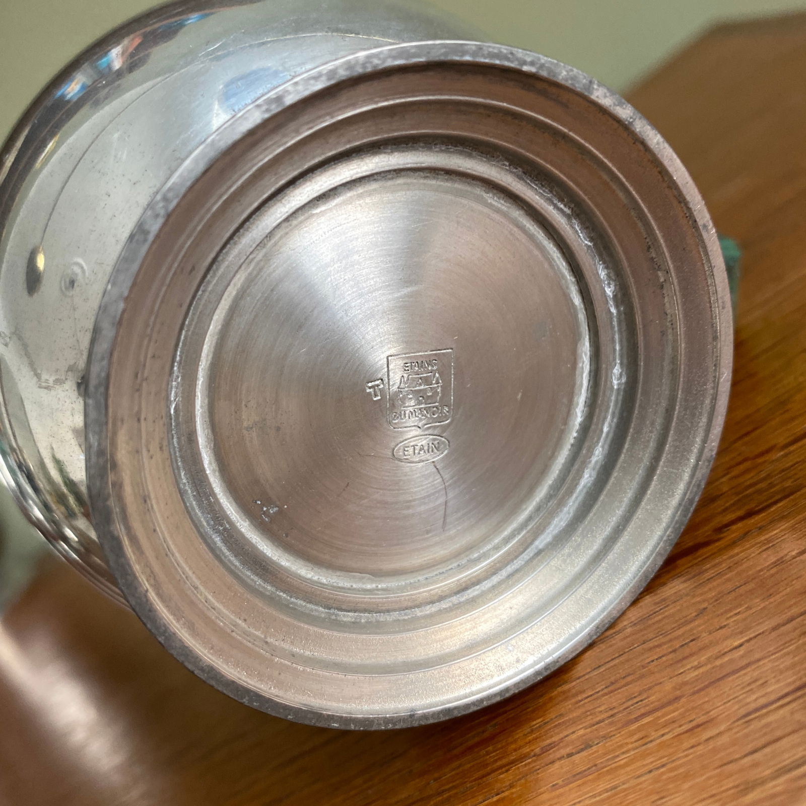 Late 20th Century French Art Deco Style Pewter Tea and Coffee Serving Set -9 Pieces - 4