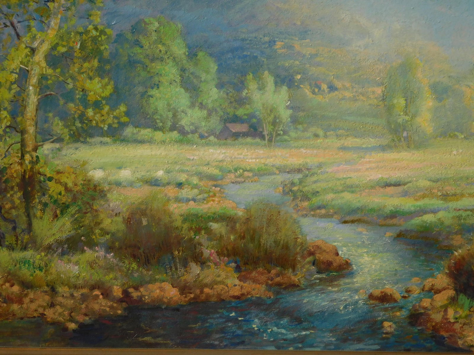 John Orth Early Ca Artist, Impressionist Oil Painting, Framed - 3