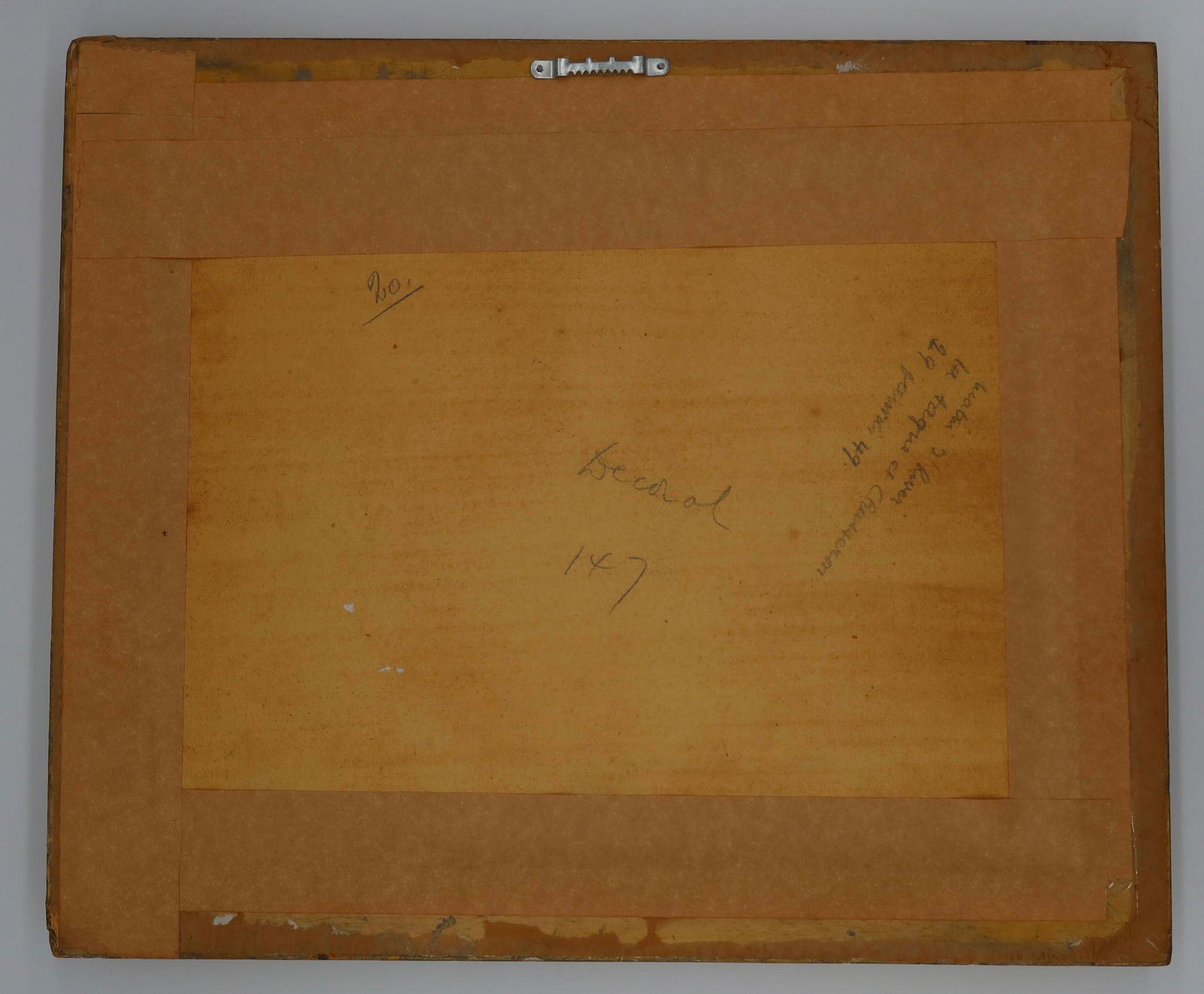 Antique Swiss Oil Painting of Village Snow Scene - 4