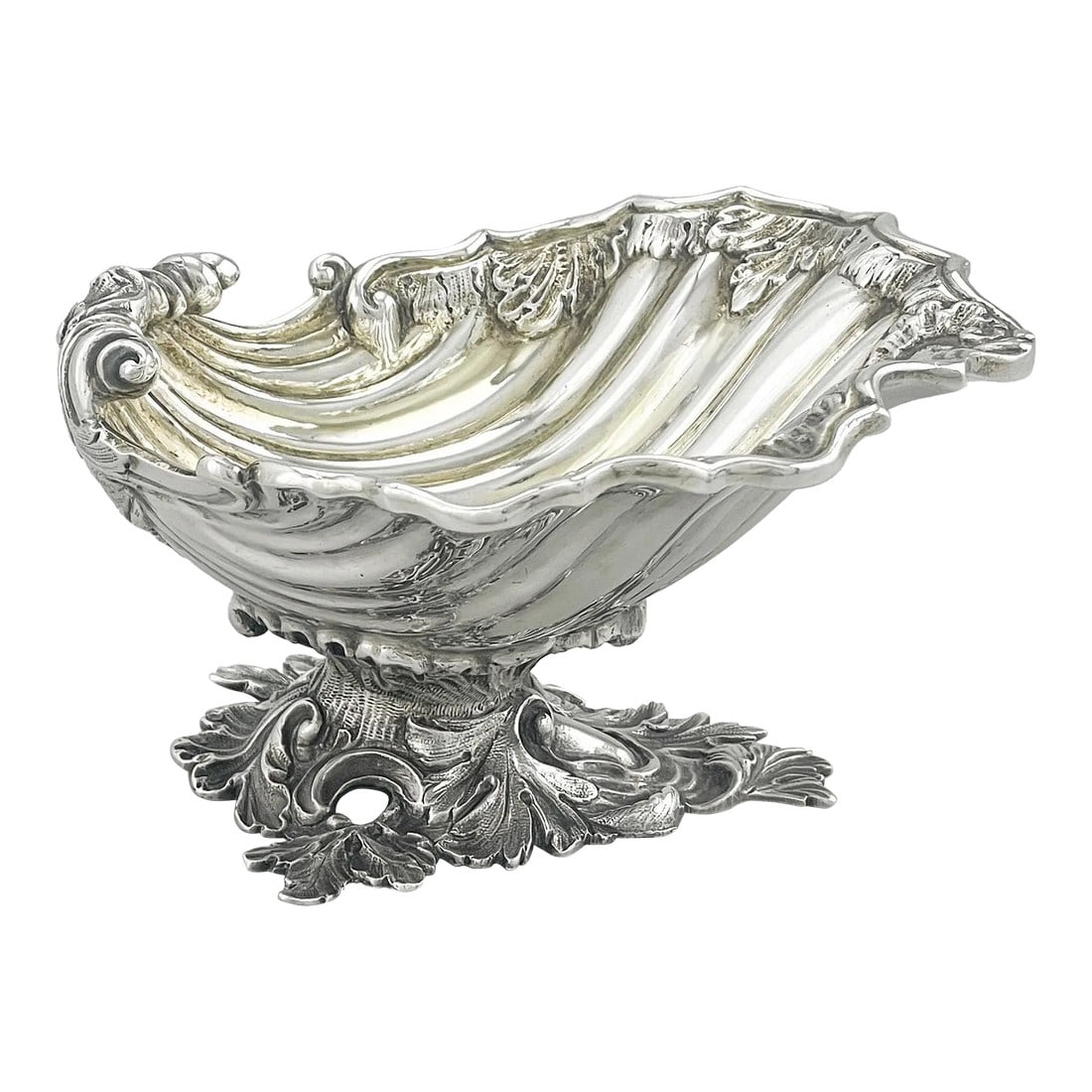 English Sterling Silver and Vermeil Salt Cellar, Hands and Company, London, 1852-1853 (1 of 8)