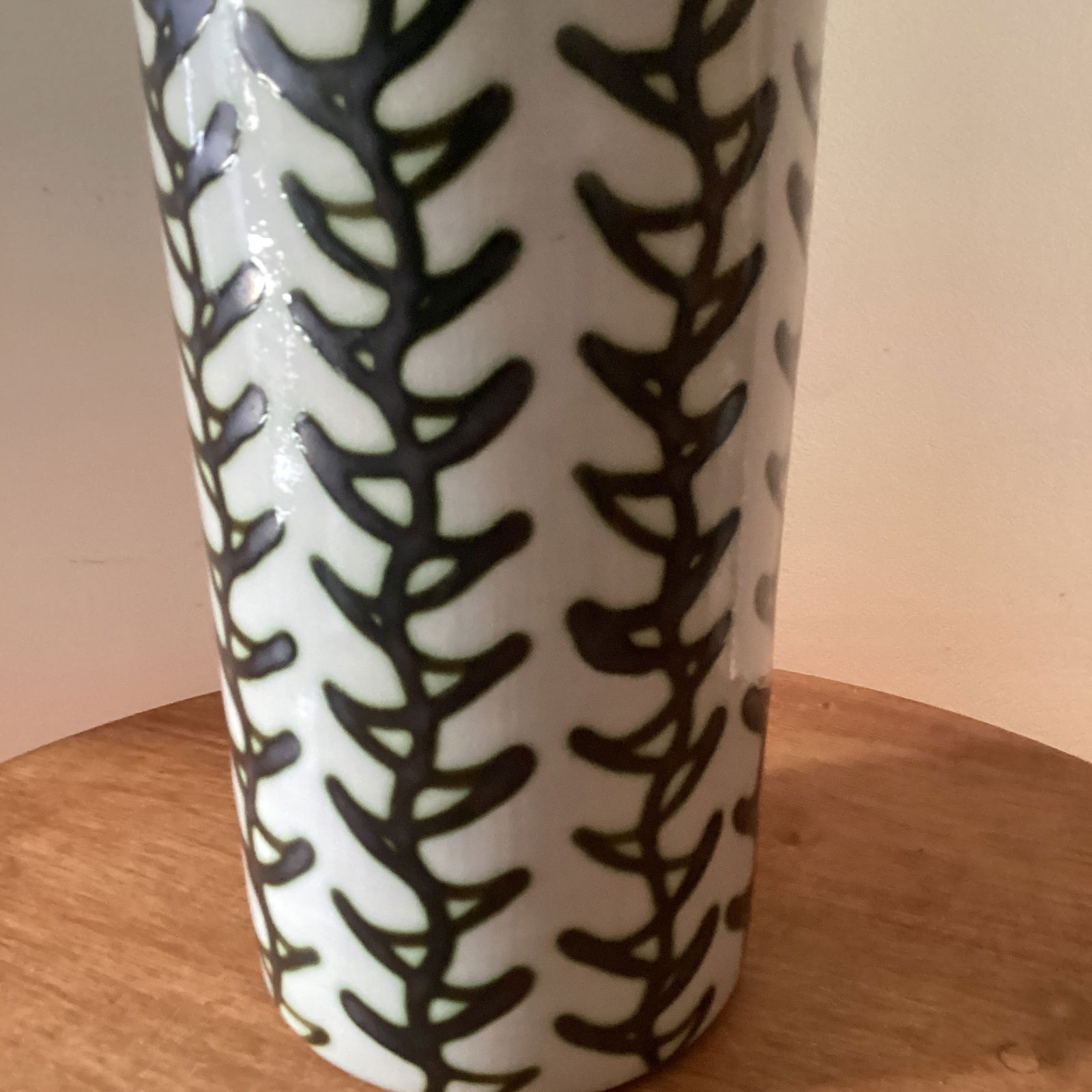 Vintage Kentucky Craft Pottery Art Louisville Stoneware Vase by D L Mahone - 10