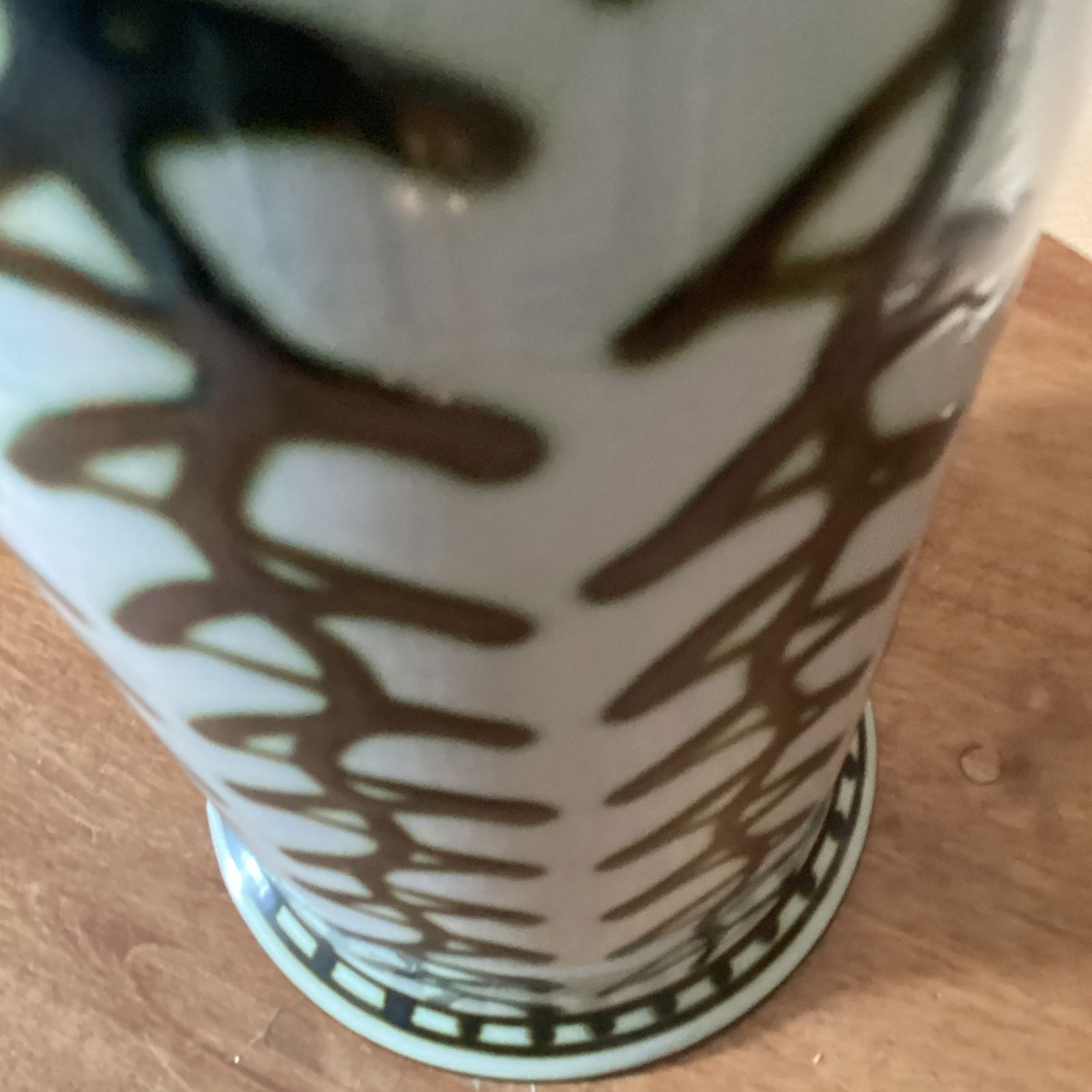 Vintage Kentucky Craft Pottery Art Louisville Stoneware Vase by D L Mahone - 7