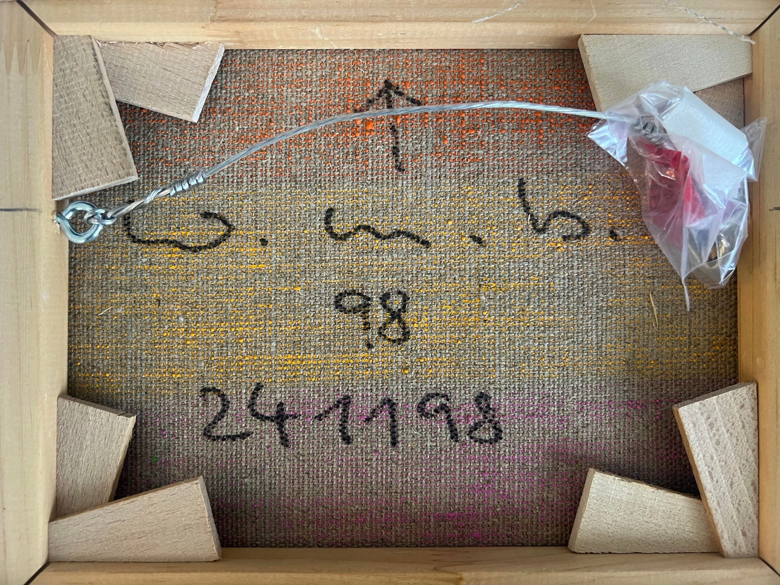 Willy MÃ¼ller-Brittinau (1938-2003), Modern Abstract Acrylic Painted on Stretched Canvas, Signed - 3