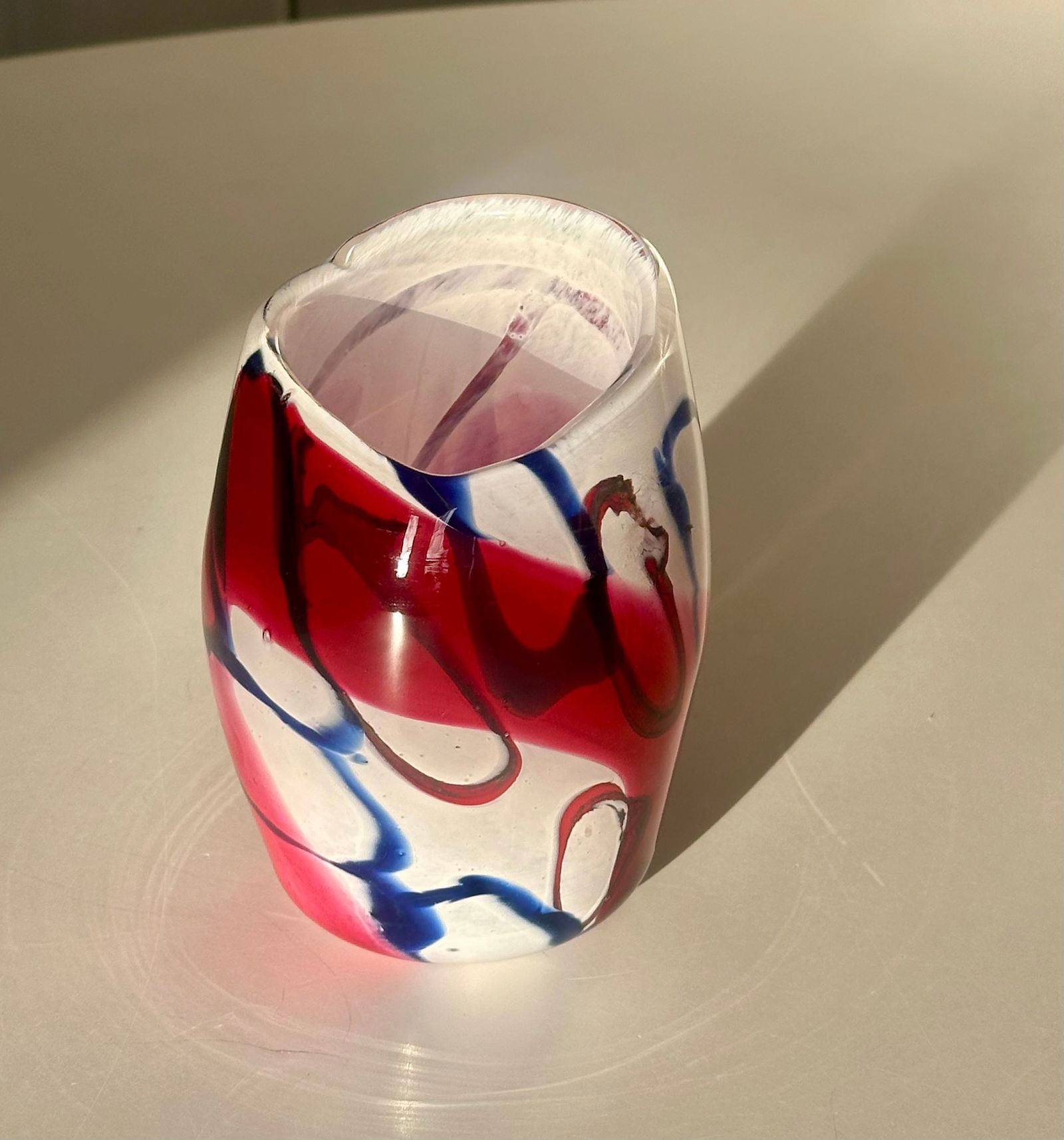 Fulvio Bianconi Murano Art Glass Bud Vase Italy 1960s Mid Century Modern - 2