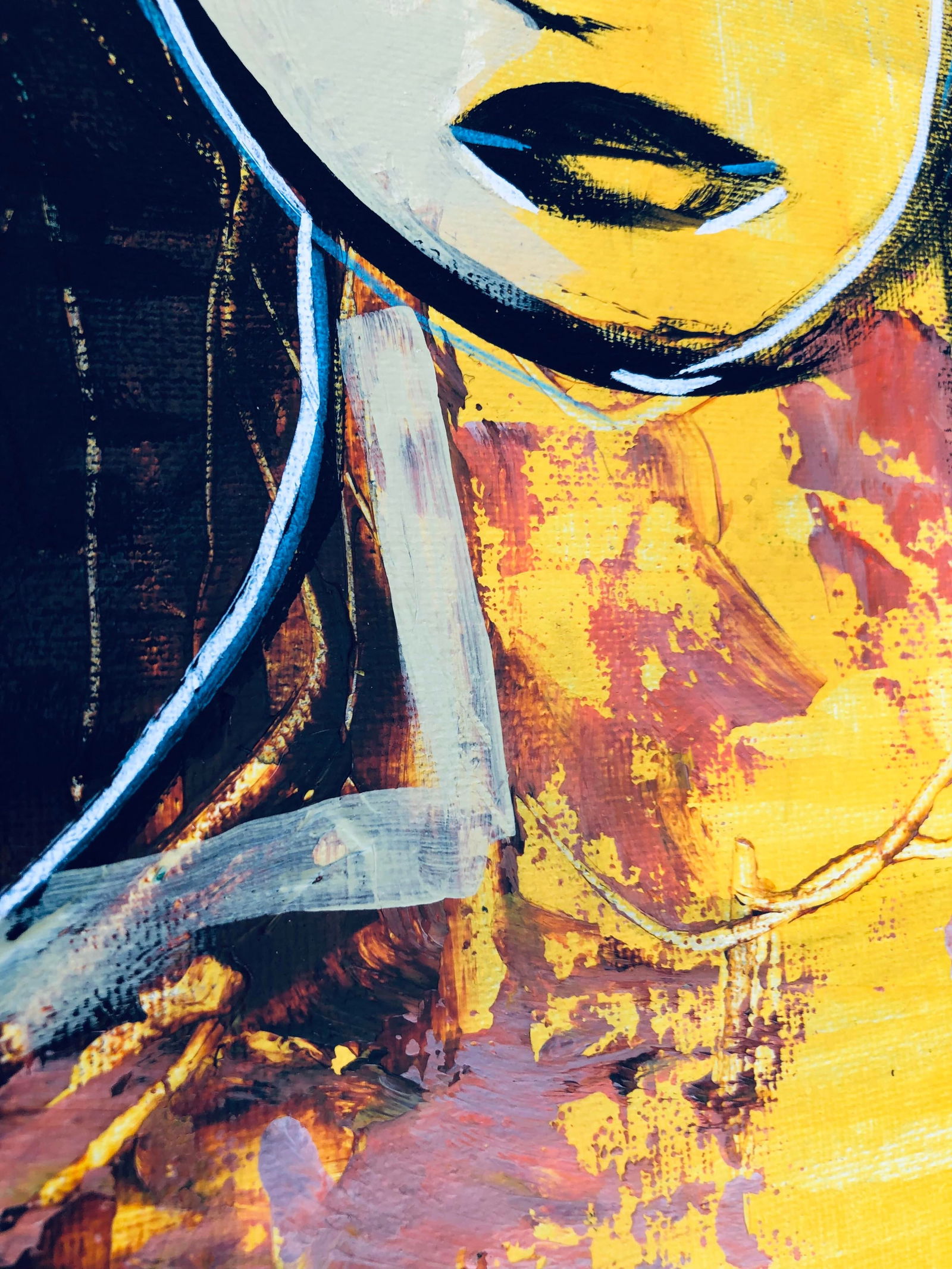 Woman in Yellow and Celadon by Cassandra Auker, Acrylic on Canvas Board - 3