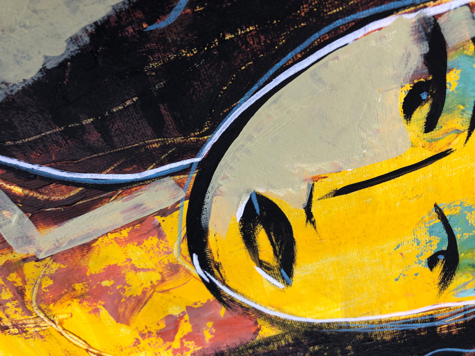 Woman in Yellow and Celadon by Cassandra Auker, Acrylic on Canvas Board - 7