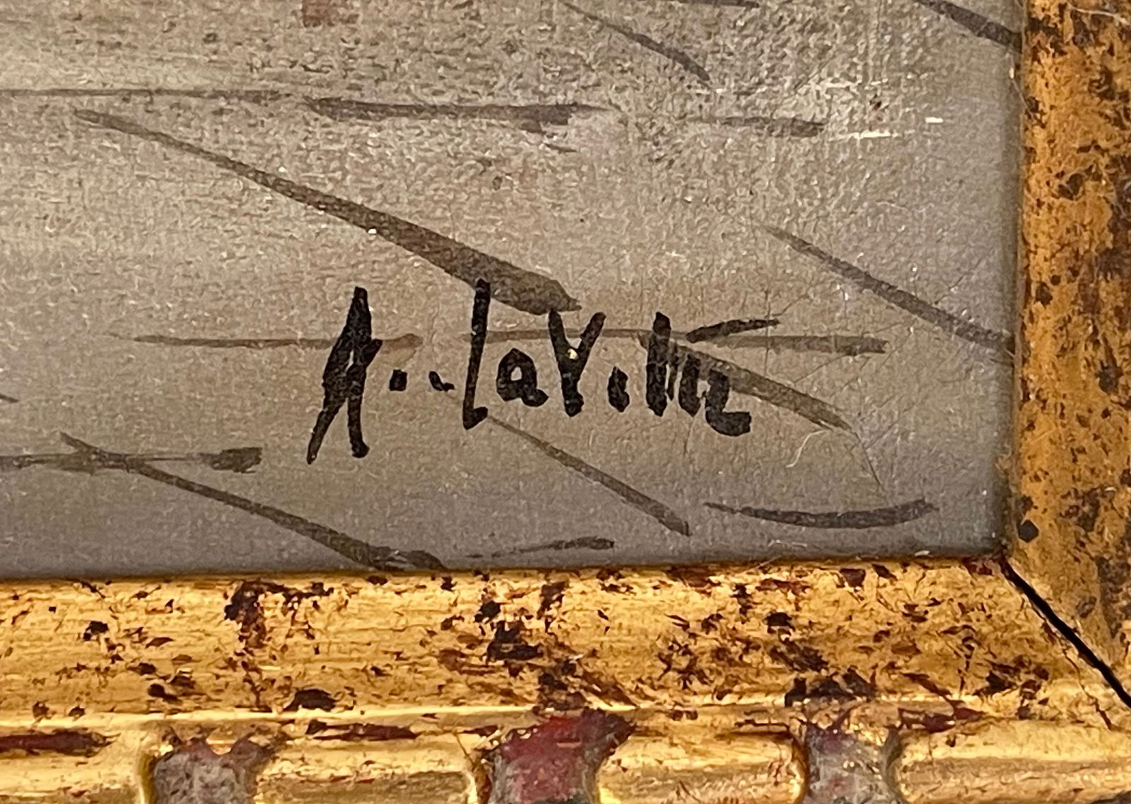 Mid 20th Century Paris Cityscape With Moulin Rouge With Horse and Carriage - 3