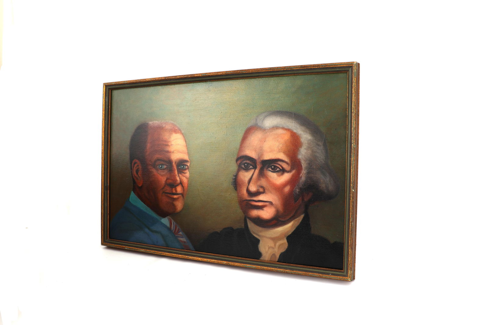 Presidents Day Painting of George Washington and Gerald Ford Original Artwork - 3
