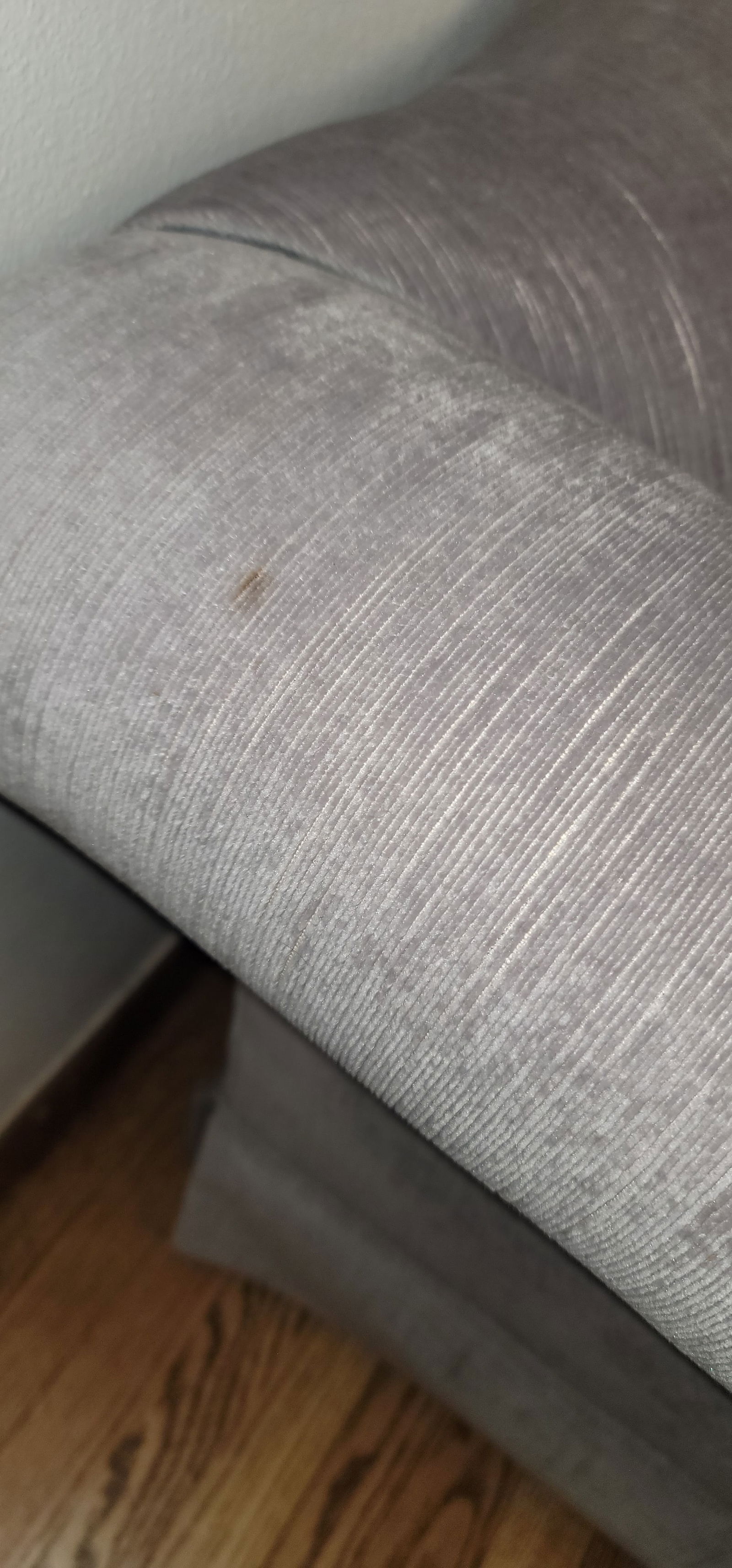 1980s Henredon Silver / Gray Velvet Sofa - 8