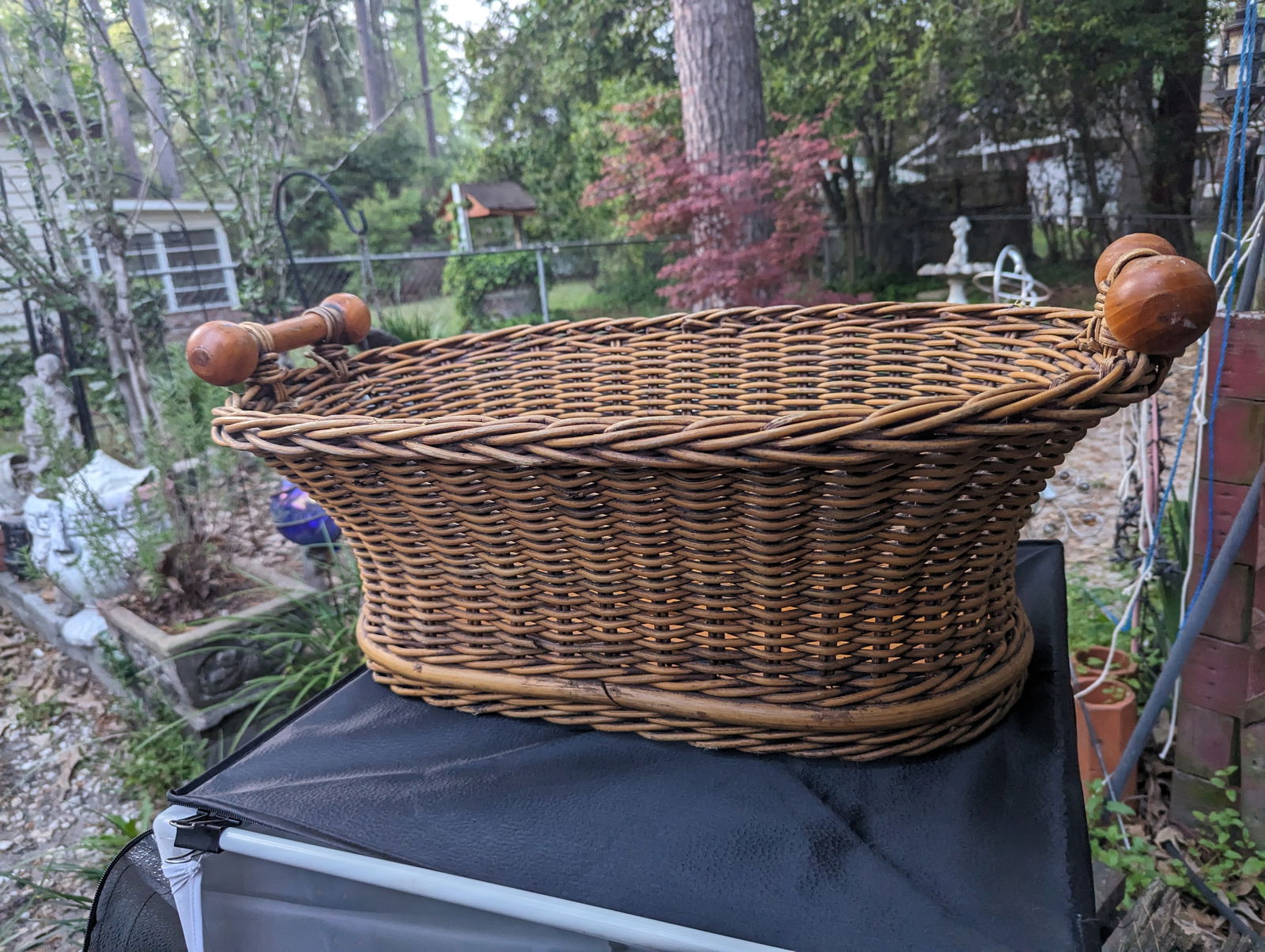 Early-Mid 20th Century French Boulangerie Shop Basket - 2