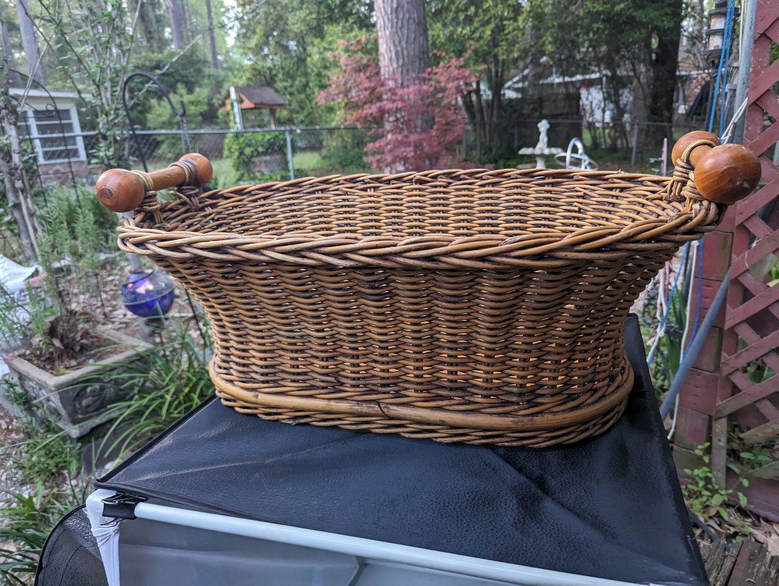 Early-Mid 20th Century French Boulangerie Shop Basket - 5