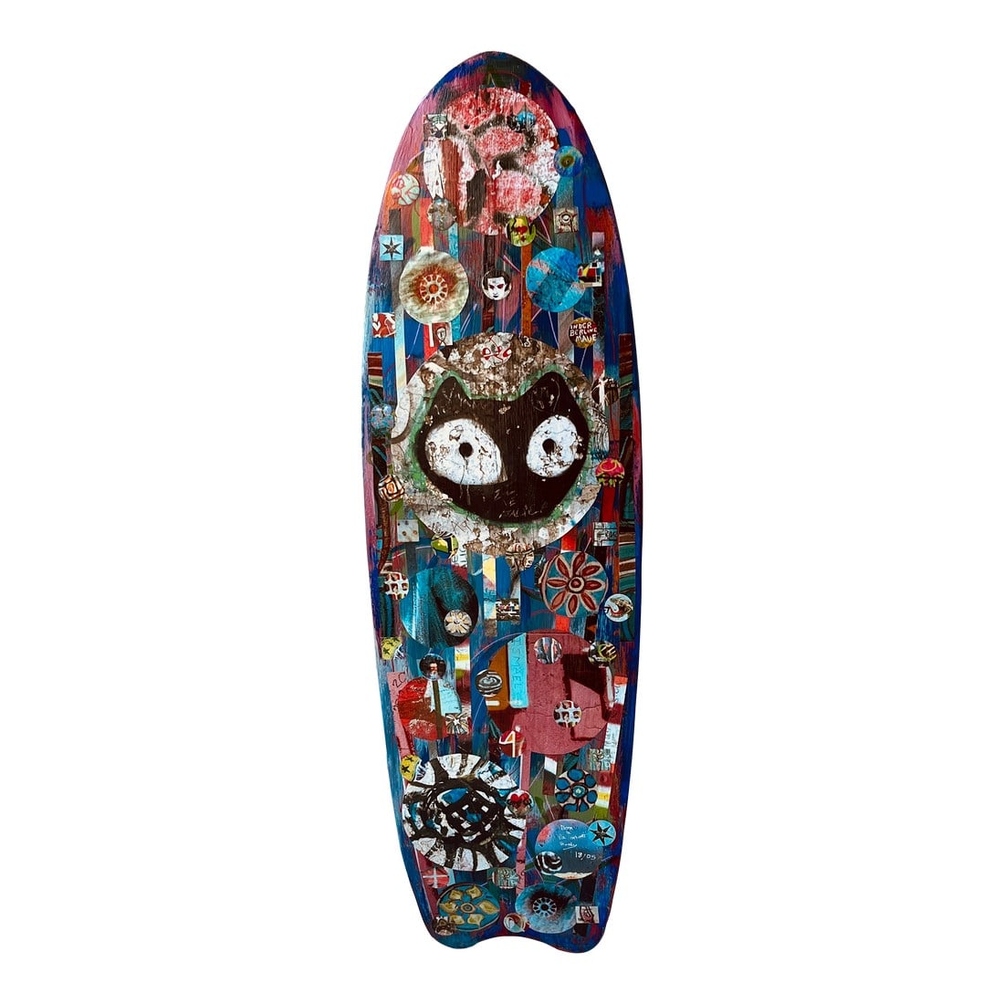 Skateboard Art Collage One of a Kind Signed Artwork Berlin Wall Graffiti (1 of 9)