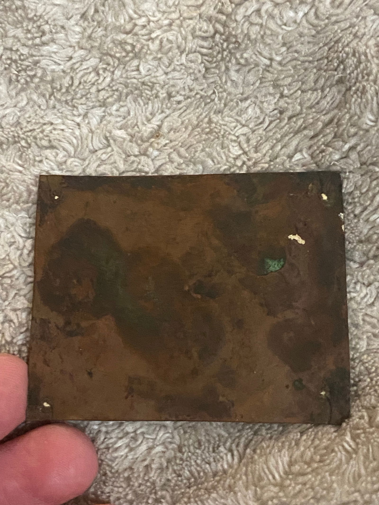 Late 18th Century Antique Retablo Old Master Oil Painting on Metal "Vision of the Virgin" - 6