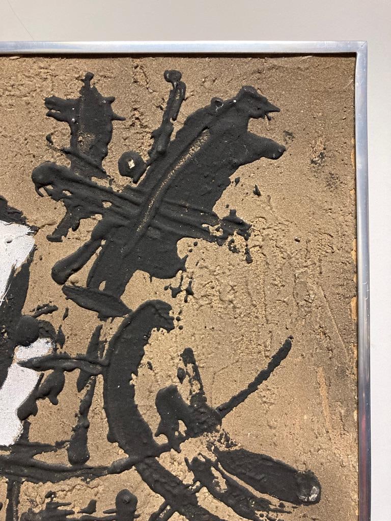 Italian Abstract Expressionist Painting by Ugo Sterpini, Signed and Dated 1958 - 10