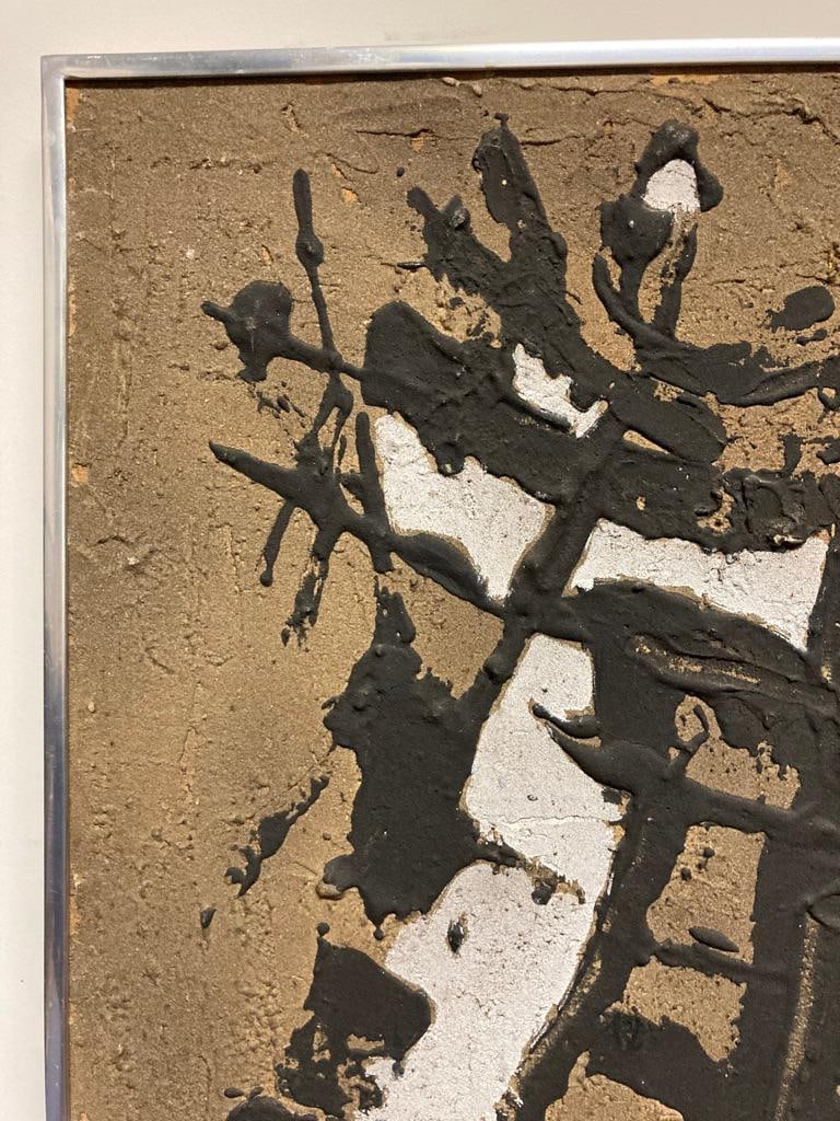 Italian Abstract Expressionist Painting by Ugo Sterpini, Signed and Dated 1958 - 4