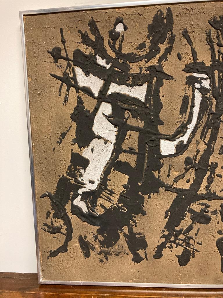 Italian Abstract Expressionist Painting by Ugo Sterpini, Signed and Dated 1958 - 6