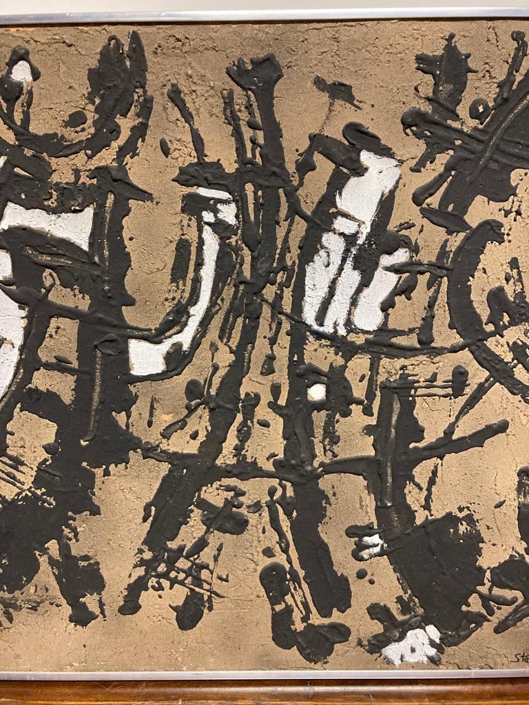 Italian Abstract Expressionist Painting by Ugo Sterpini, Signed and Dated 1958 - 7