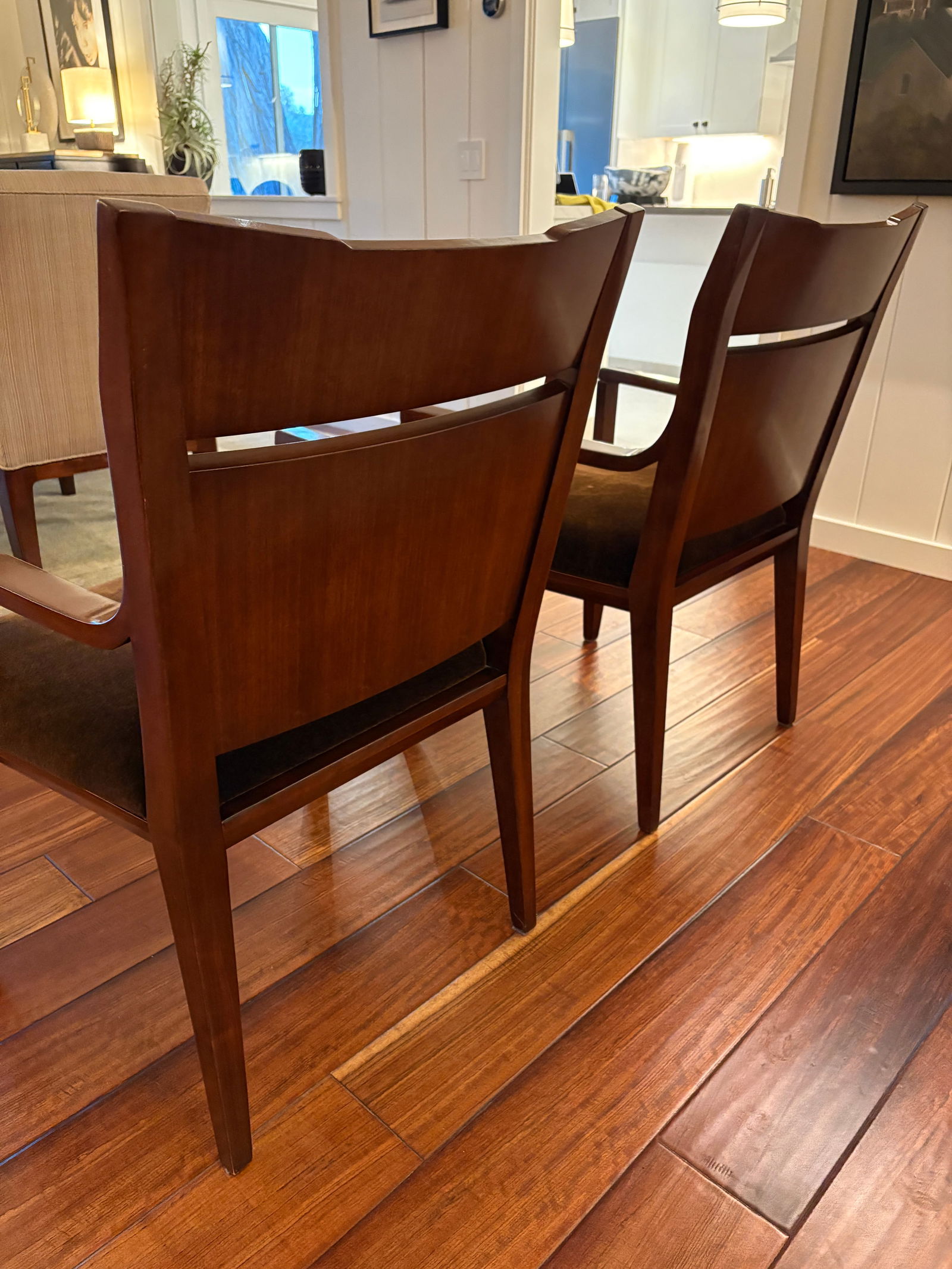 Bill Sofield for Baker Furniture Piedmont Arm Chairs- a Pair - 6