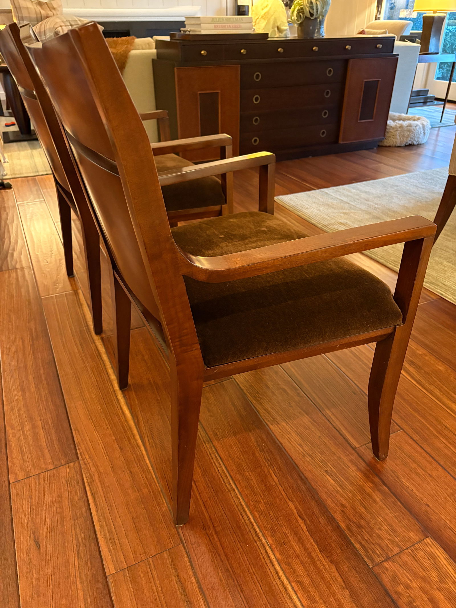 Bill Sofield for Baker Furniture Piedmont Arm Chairs- a Pair - 7