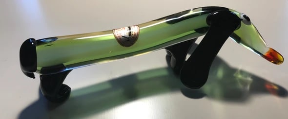 Vintage Venetian Glass Dog - 3