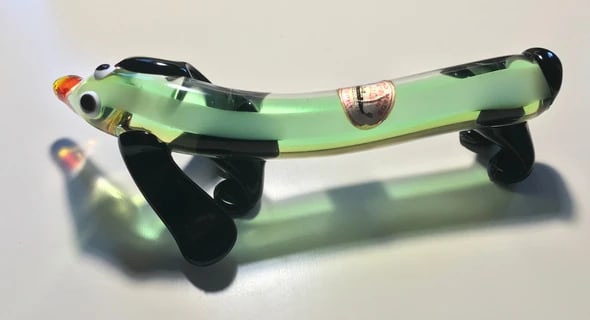 Vintage Venetian Glass Dog - 4