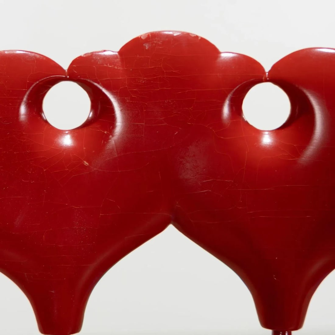 1960s Pair of High Back Red Lacquer Chiavari Chairs - 7