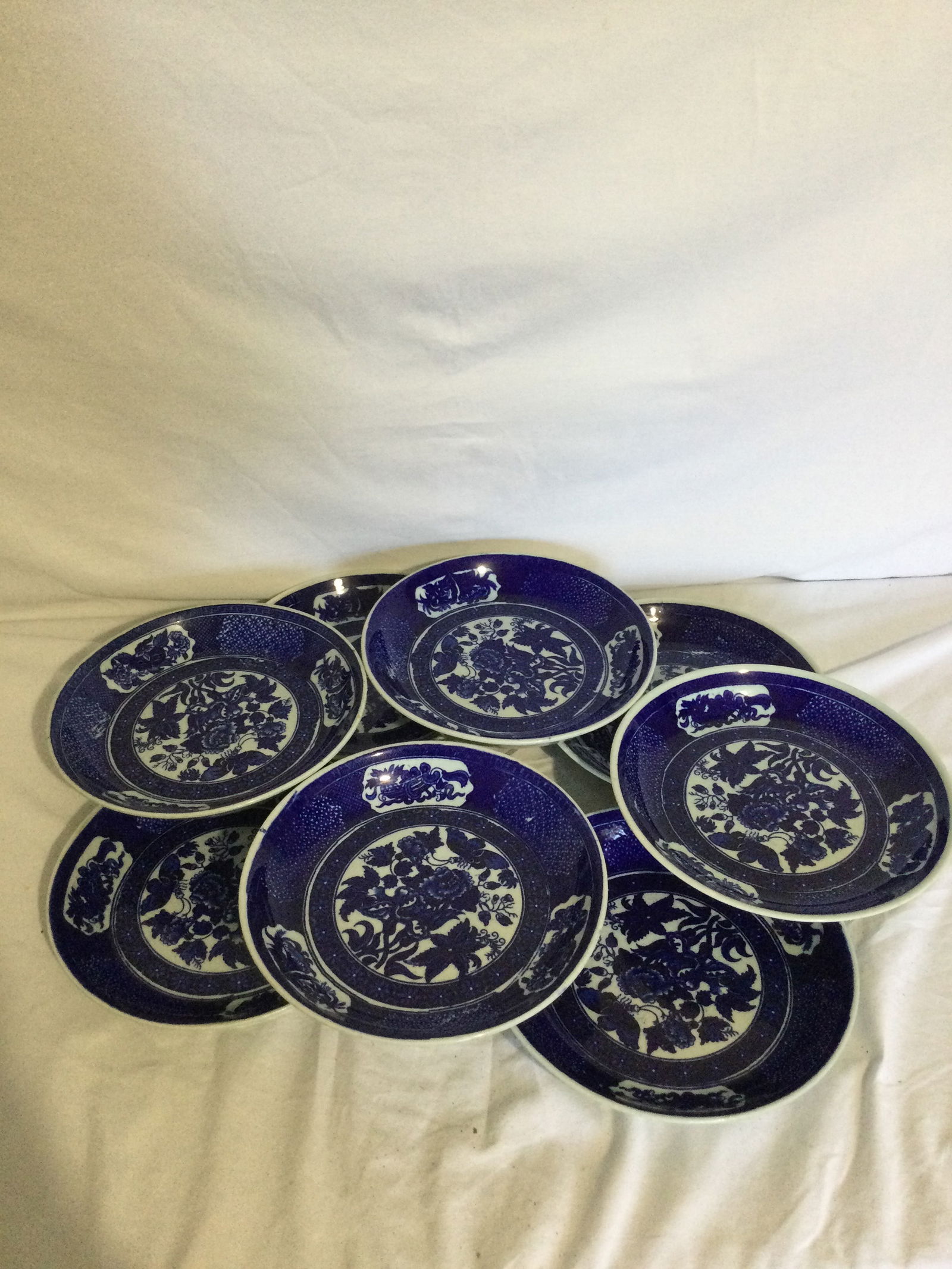 Antique Royal Sphinx Petrus Regout Maastricht "Tecla" Dishes- Set of 8 - 3