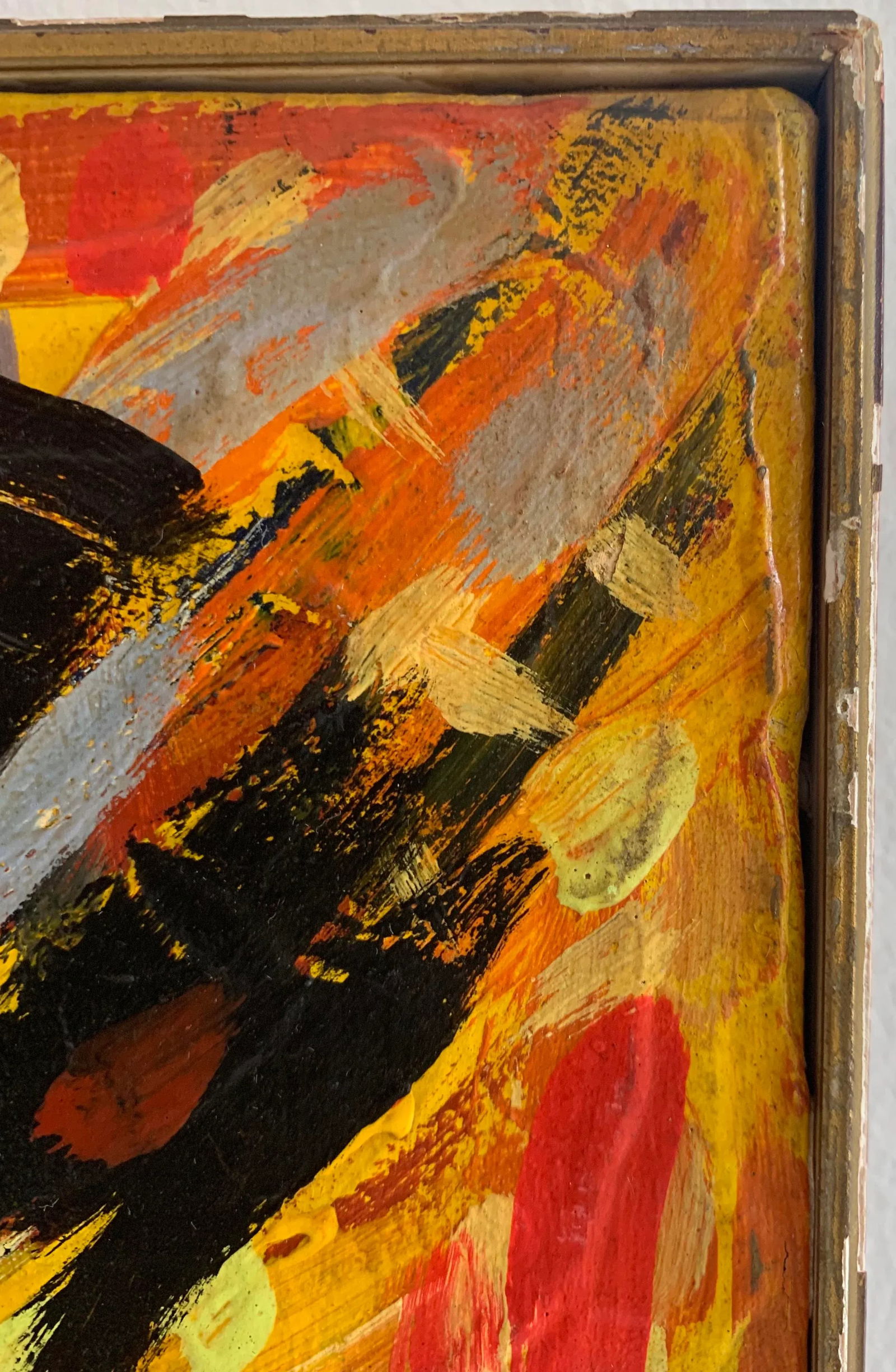 A. Tartaglione Painting Signed Acrylic on Canvas Painting - 6