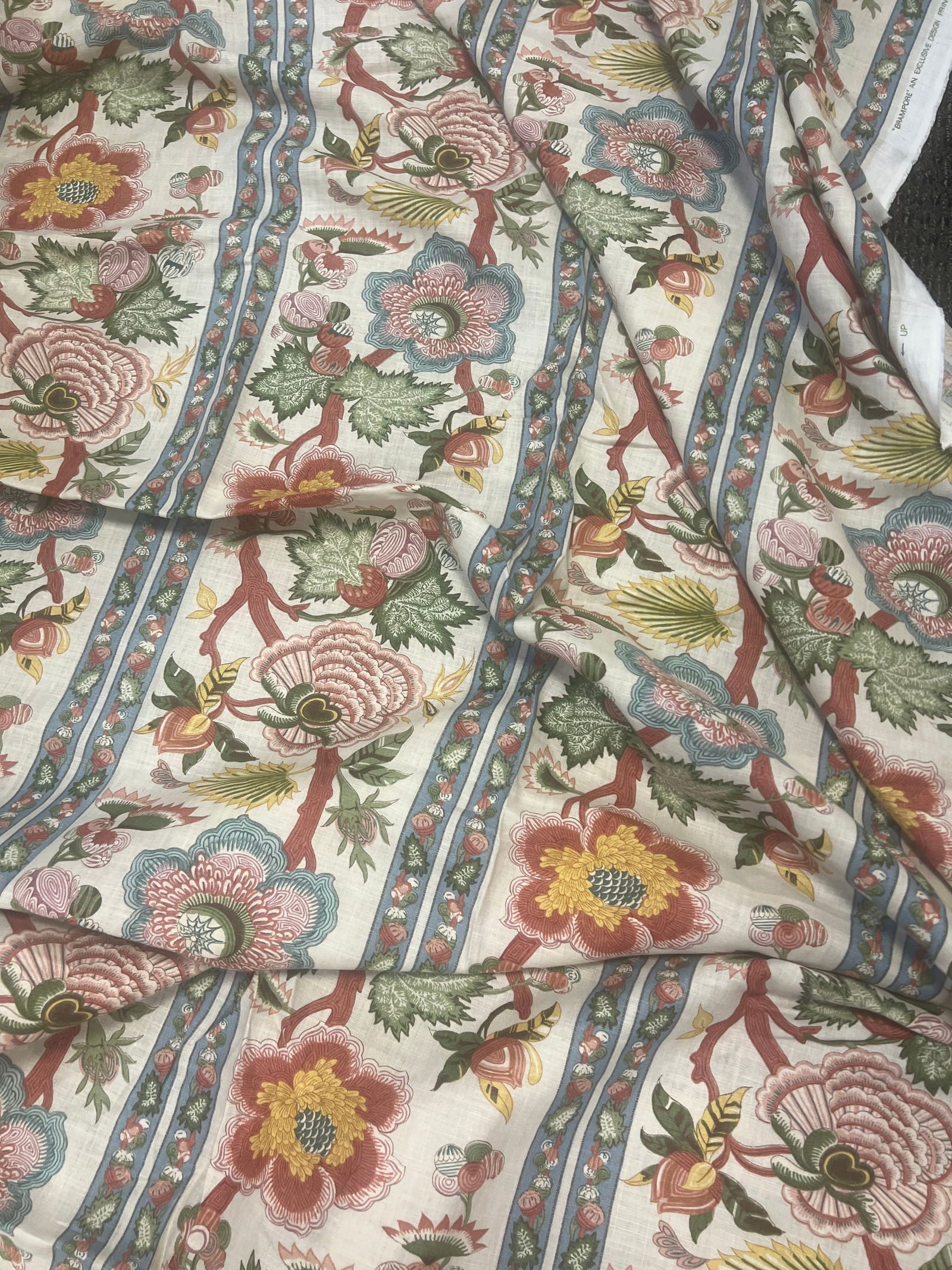 Lee Jofa Print Fabric- 6.5 Yards - 4