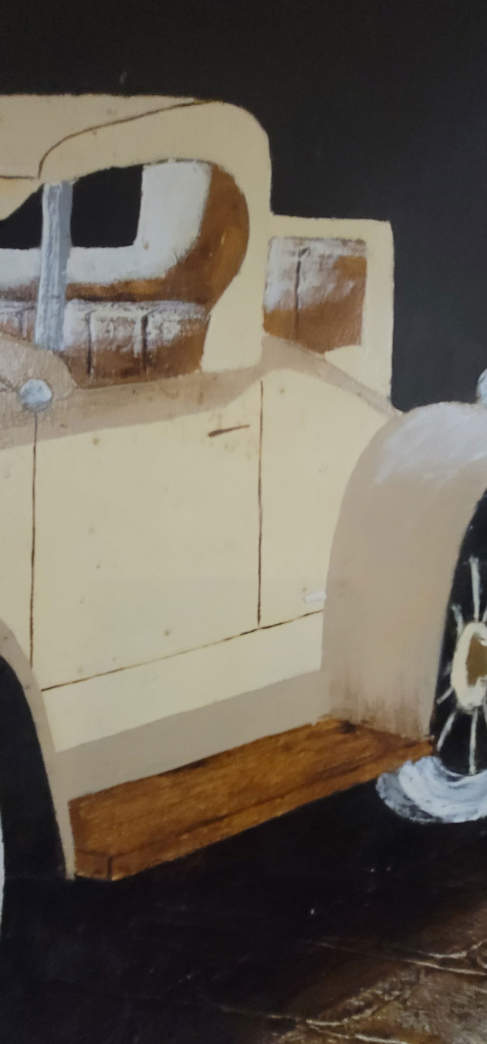 Antique Classic Car /Wall Art / Oil Painting / Frank Walcutt - 10