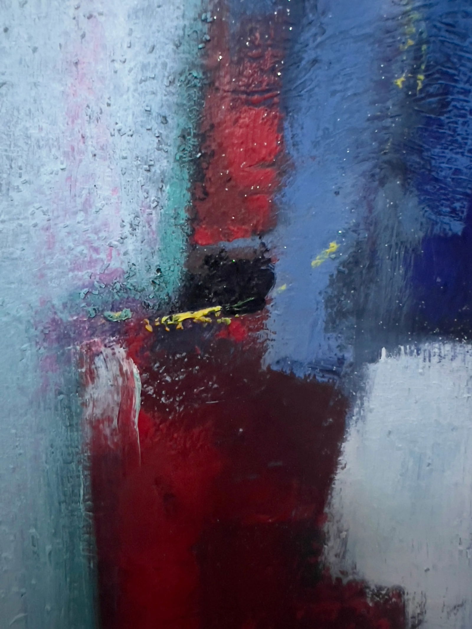 Moonlight Reveries, an Abstract Painting, Framed - 6