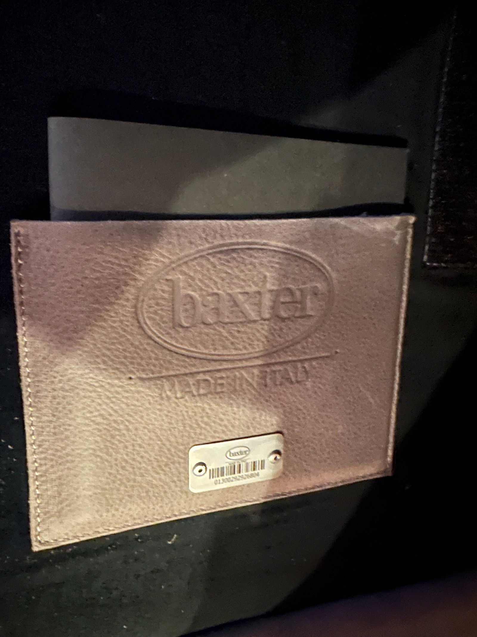 Pair of Paola Navone Baxter Italy Soft Leather Ottomans - 5