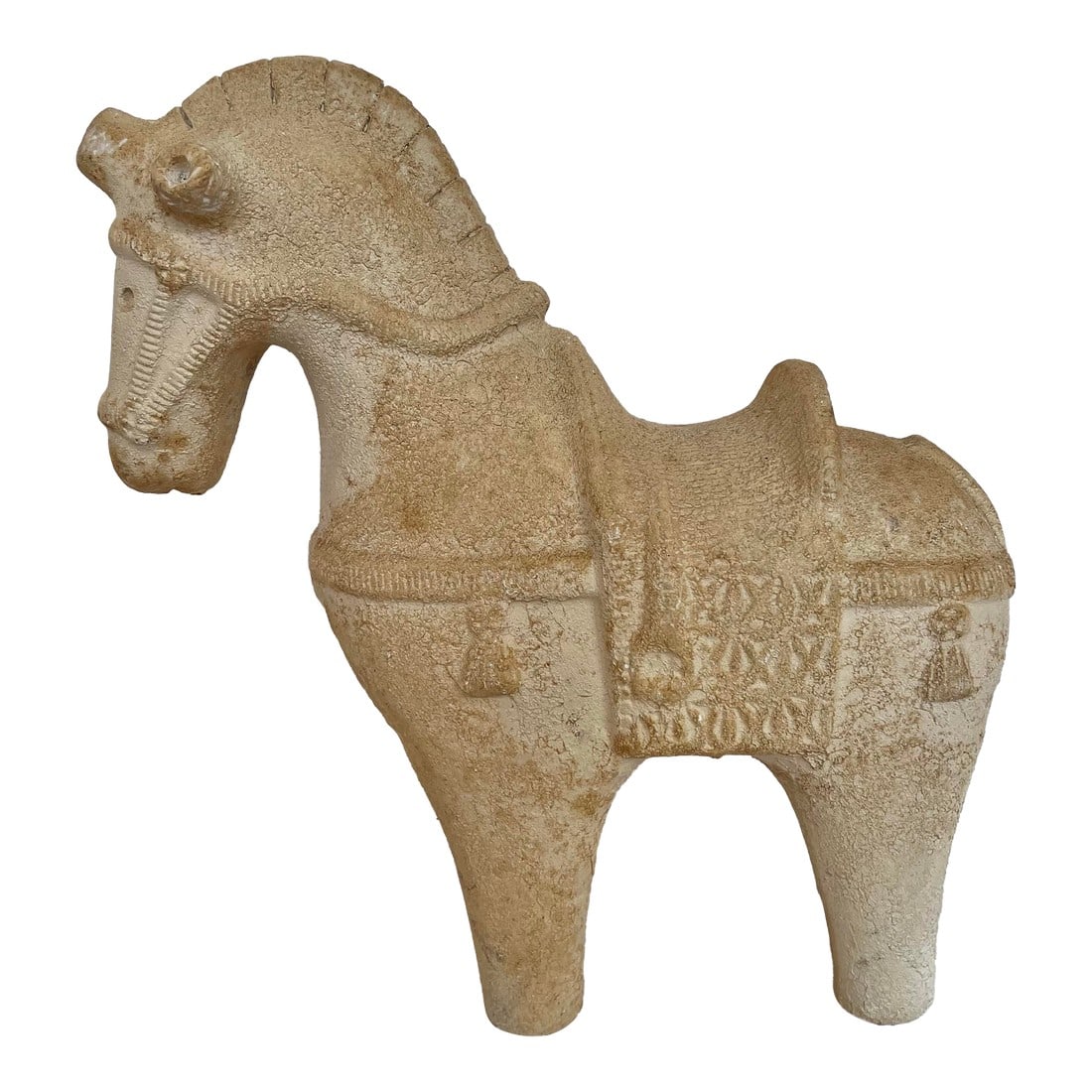 1960s Plaster Midcentury After Aldo Londi Horse for Bitossi Style Sculpture (1 of 8)