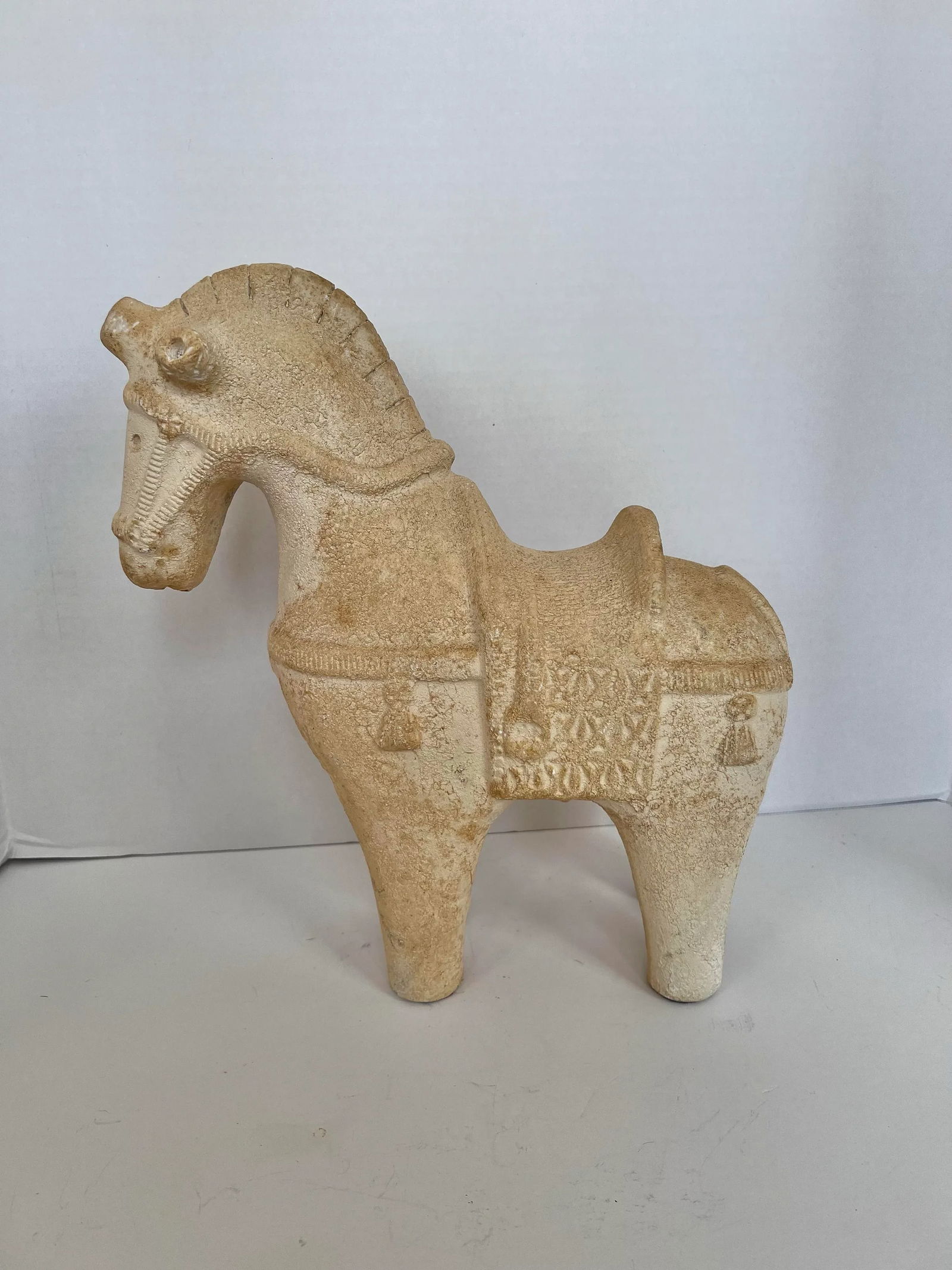 1960s Plaster Midcentury After Aldo Londi Horse for Bitossi Style Sculpture - 2