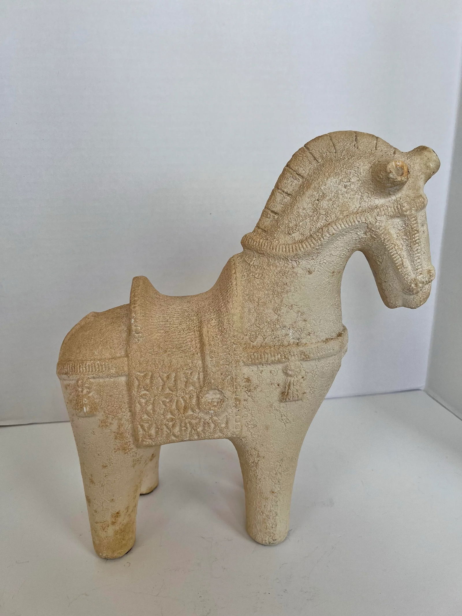 1960s Plaster Midcentury After Aldo Londi Horse for Bitossi Style Sculpture - 3