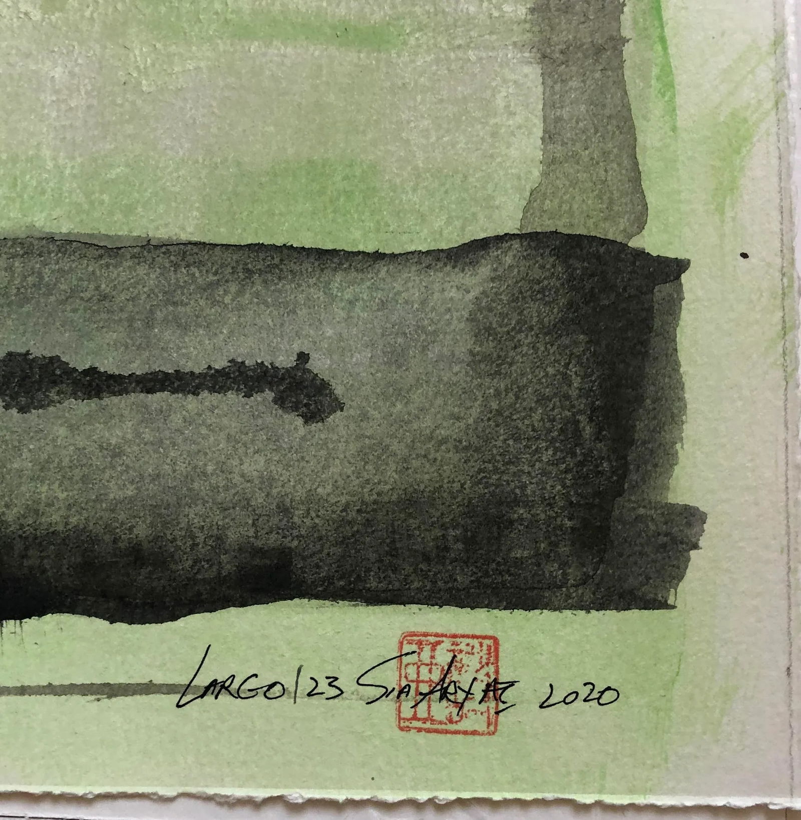 Largo 123 Framed Abstract Painting - 2