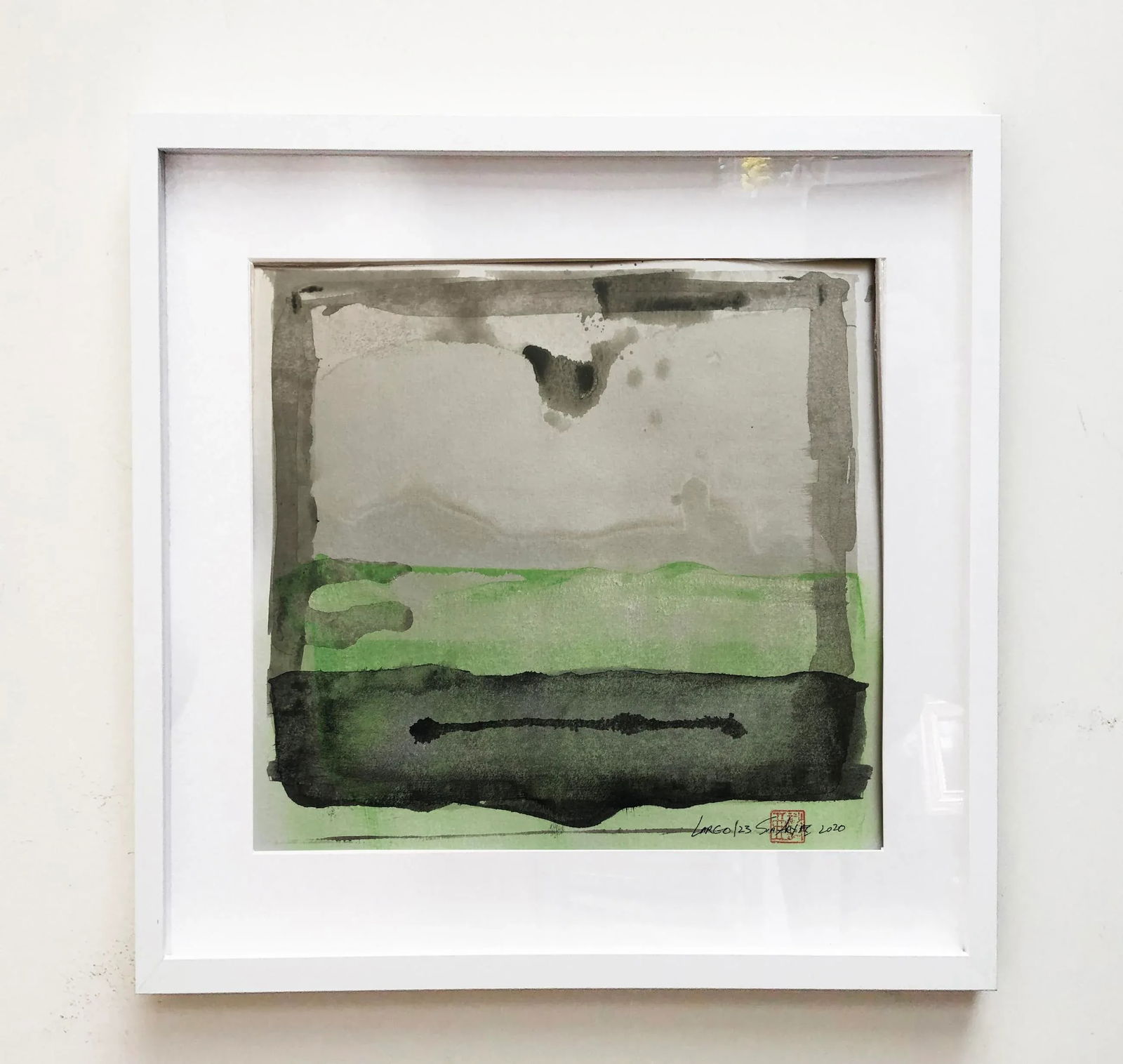 Largo 123 Framed Abstract Painting - 4